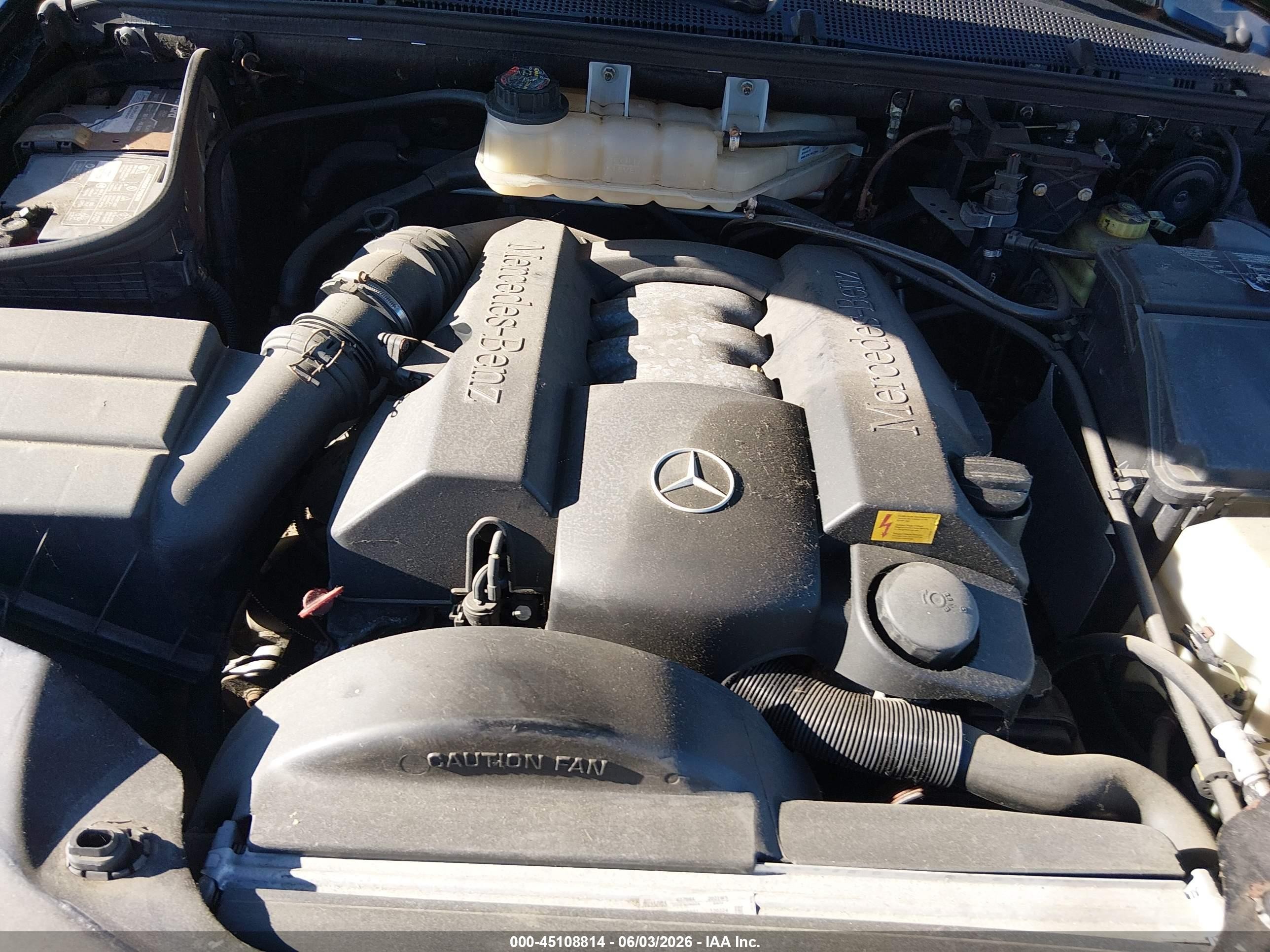 2001 Mercedes-benz Ml 320   Черный vin: 4JGAB54E01A282925