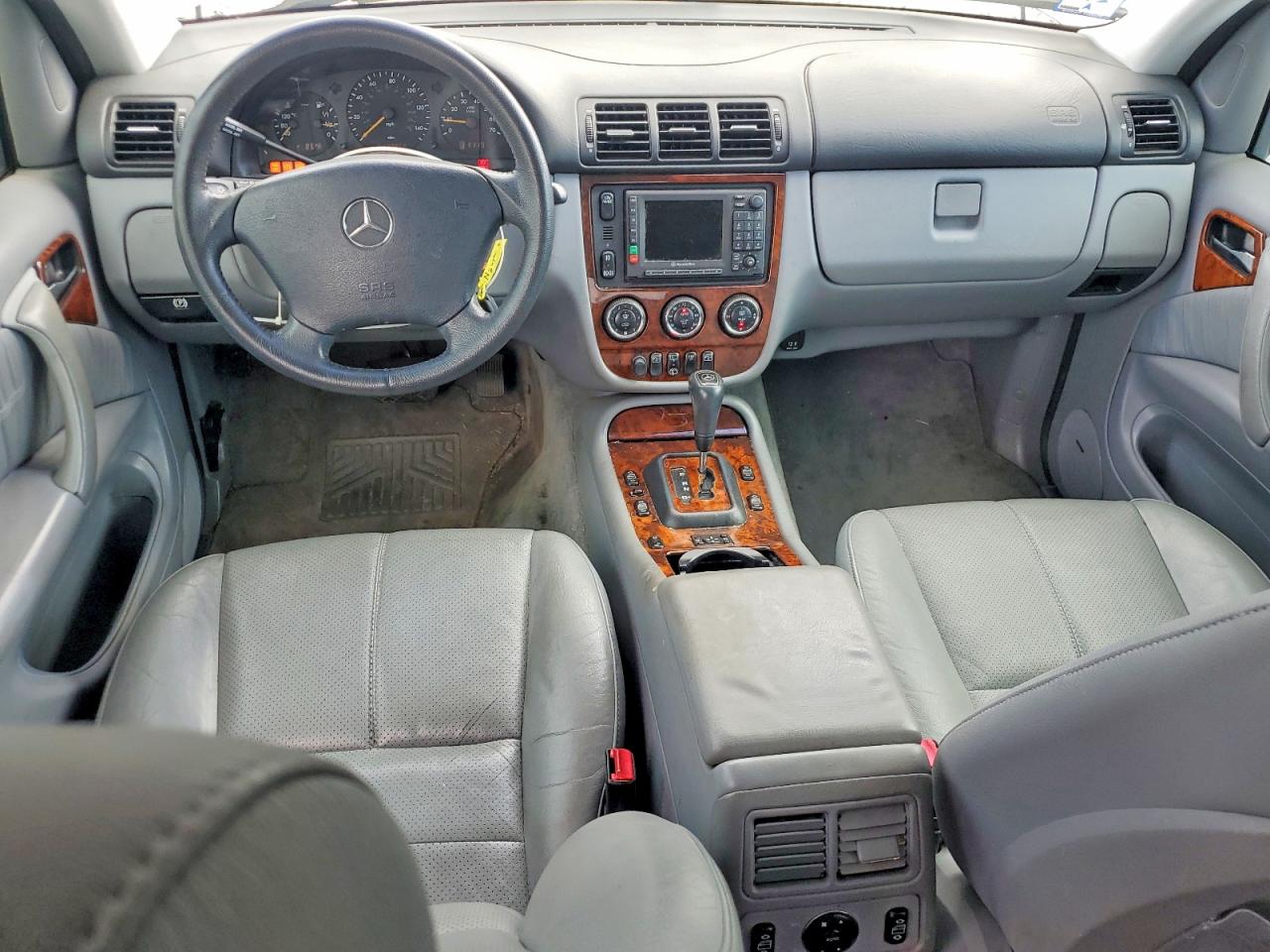 2002 Mercedes-benz Ml 320 Silver vin: 4JGAB54E02A317707