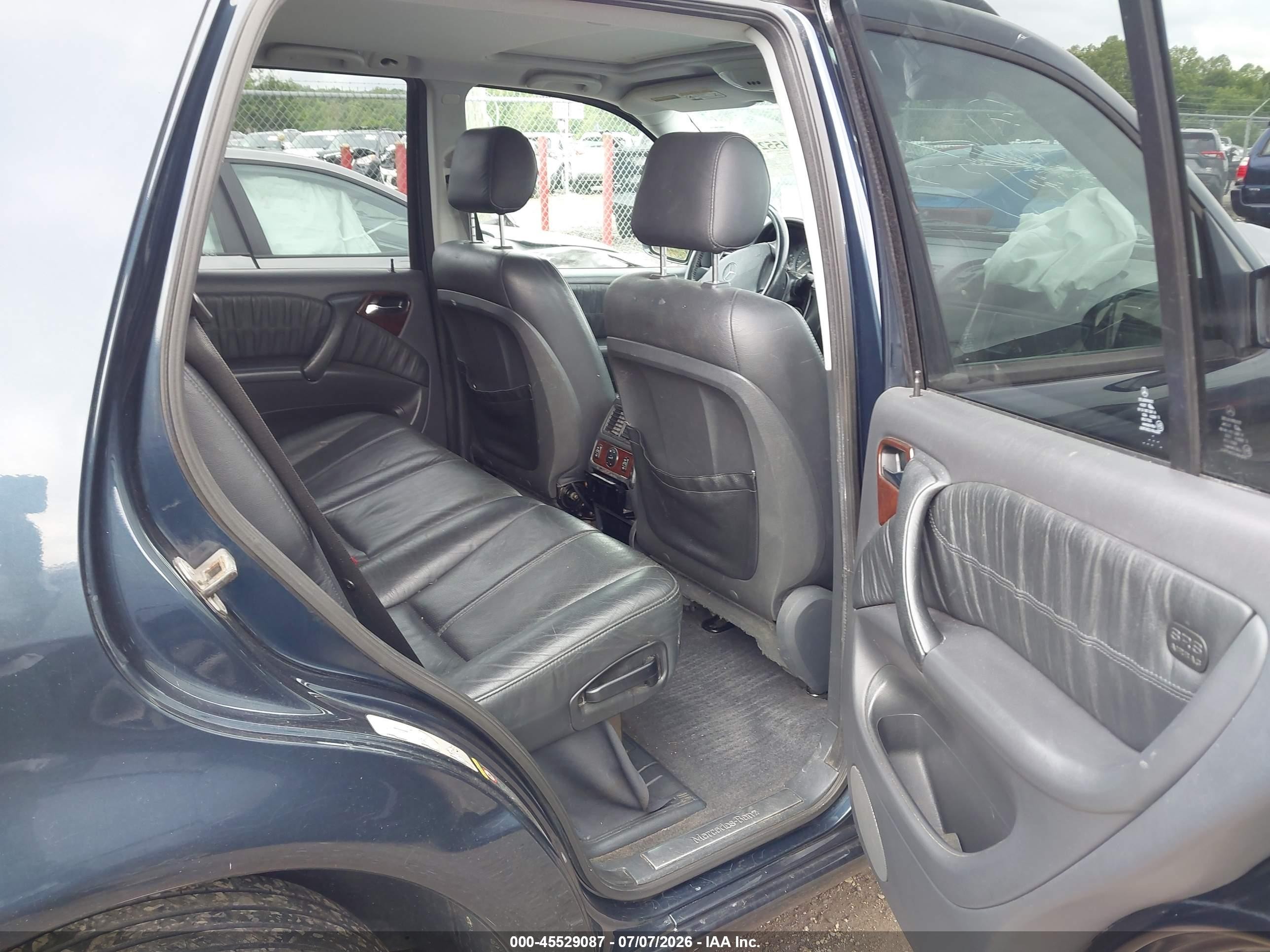 2003 Mercedes-benz Ml 320 Navy vin: 4JGAB54E03A387497