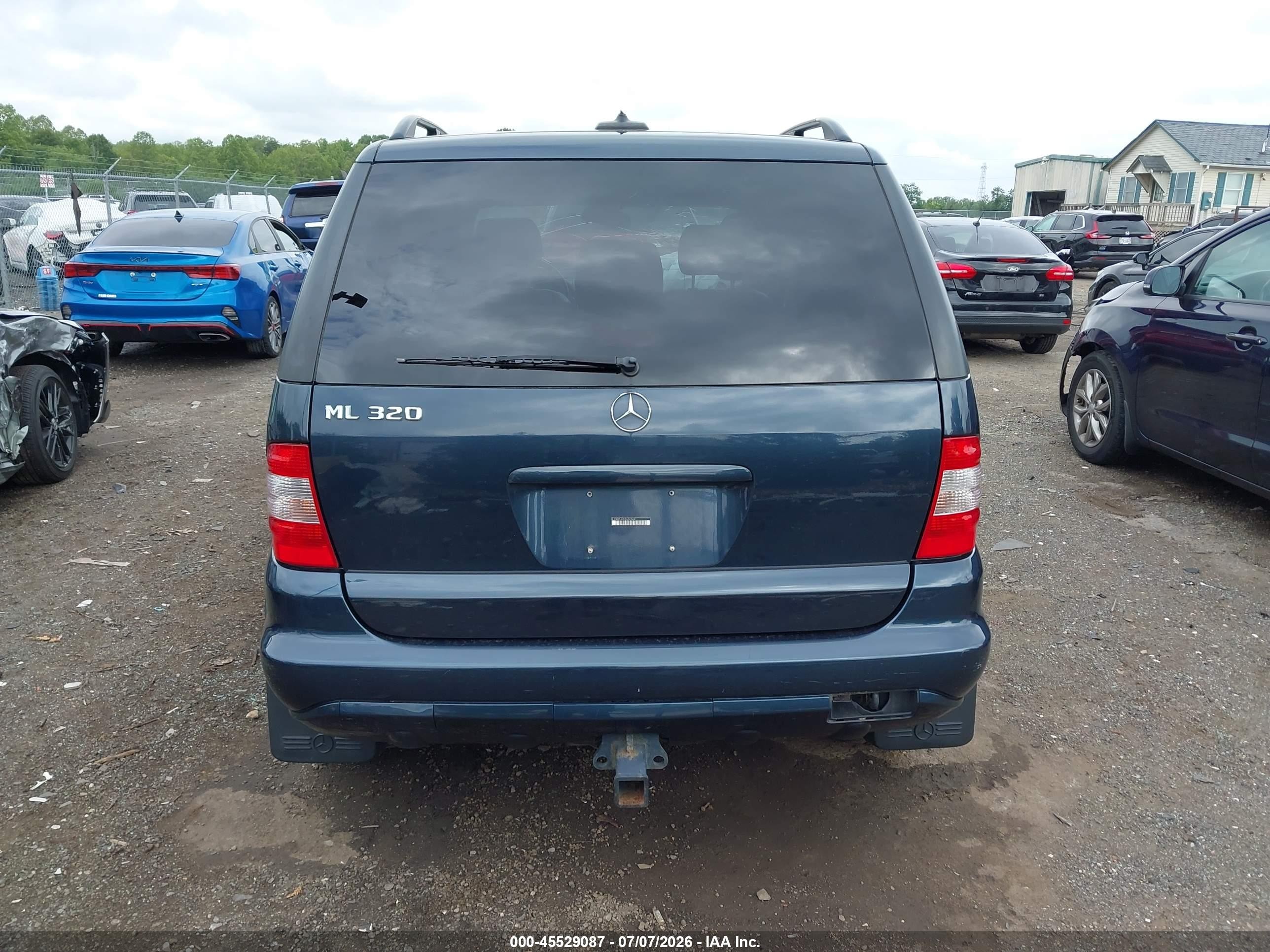 2003 Mercedes-benz Ml 320 Navy vin: 4JGAB54E03A387497