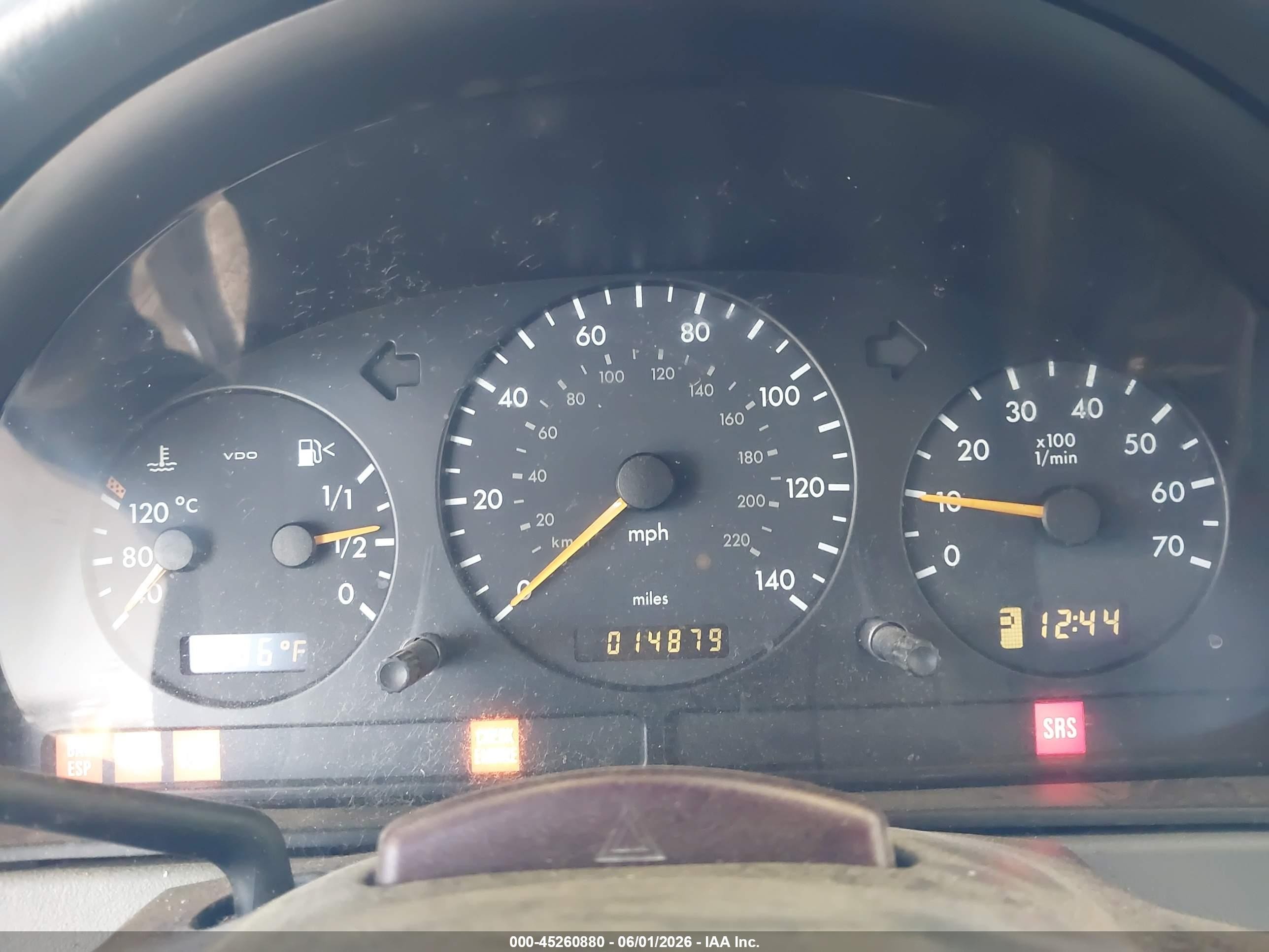 2000 Mercedes-benz Ml 320   Black vin: 4JGAB54E0YA163671