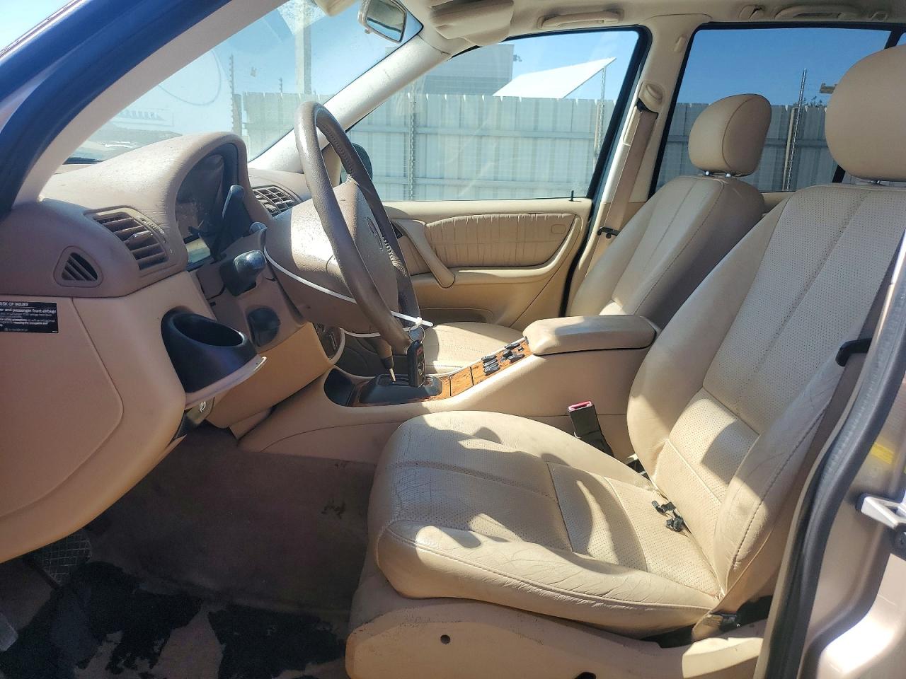 2001 Mercedes-benz Ml 320 Tan vin: 4JGAB54E11A258407