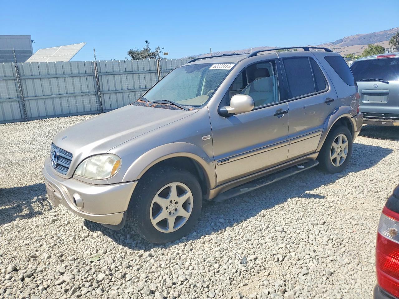 2001 Mercedes-benz Ml 320 Tan vin: 4JGAB54E11A258407