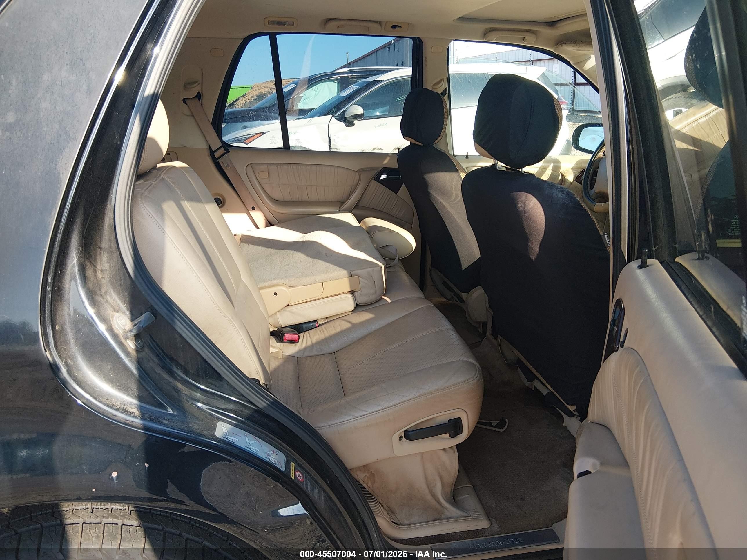 2003 Mercedes-benz Ml 320   Black vin: 4JGAB54E13A394605