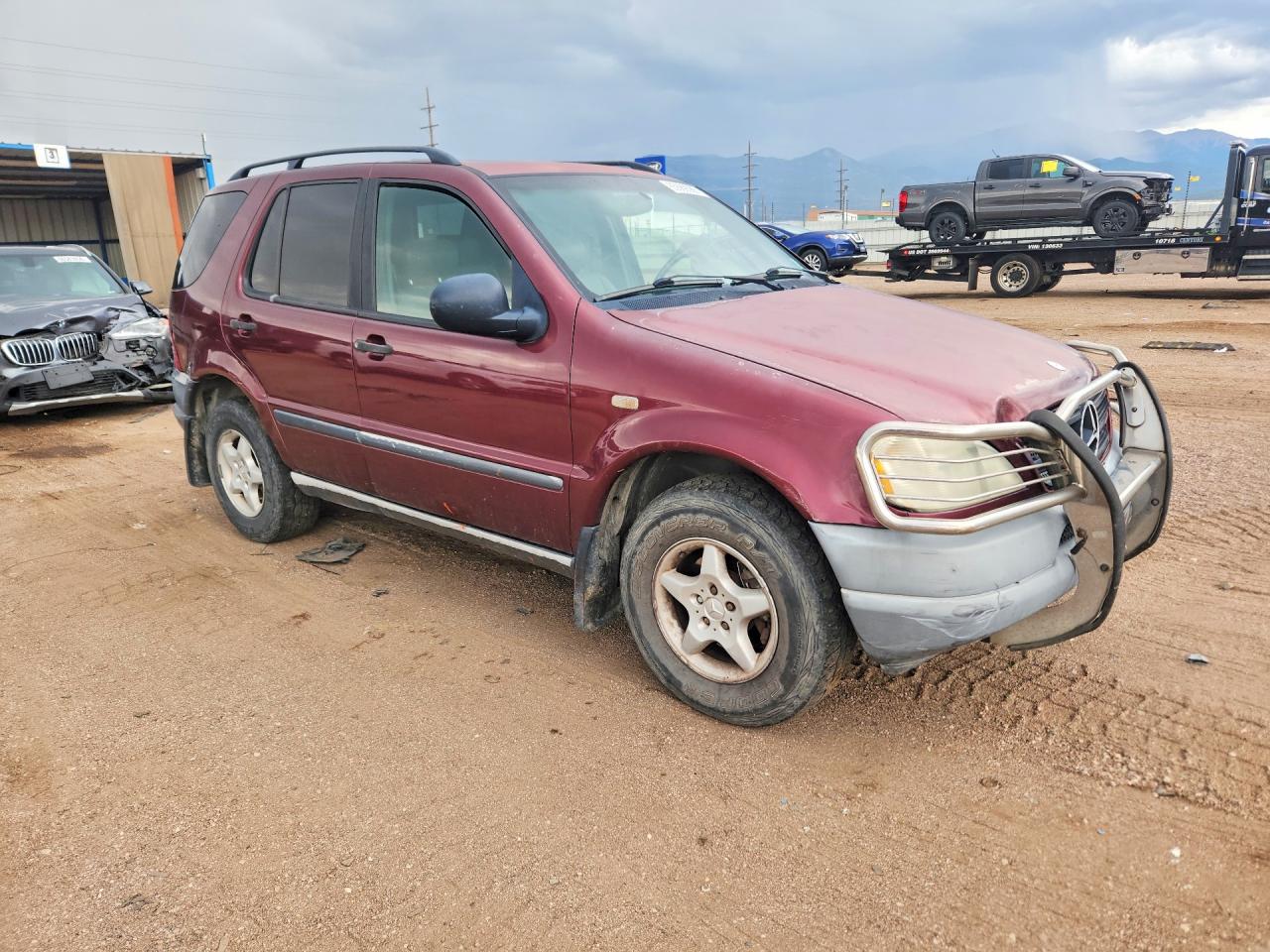 1998 Mercedes-benz Ml 320 Burgundy vin: 4JGAB54E1WA013551