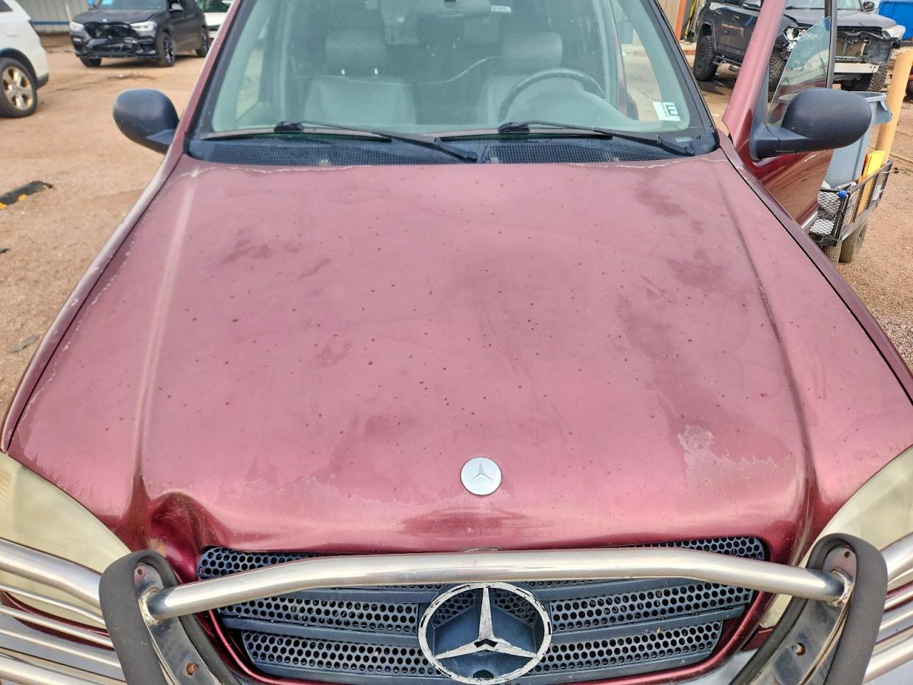 1998 Mercedes-benz Ml 320 Burgundy vin: 4JGAB54E1WA013551