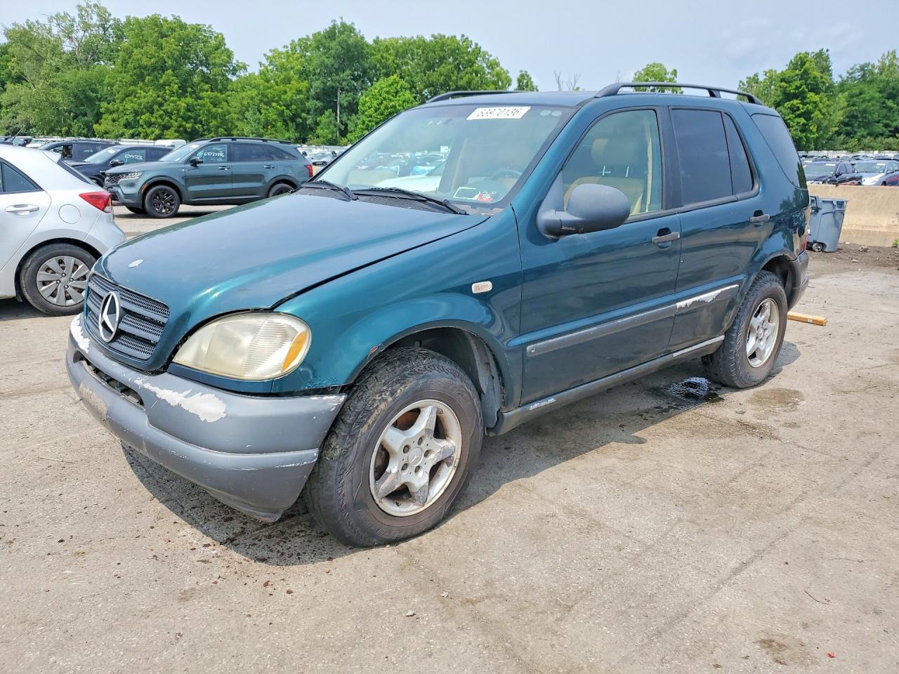 1998 Mercedes-benz Ml 320 Green vin: 4JGAB54E1WA049854