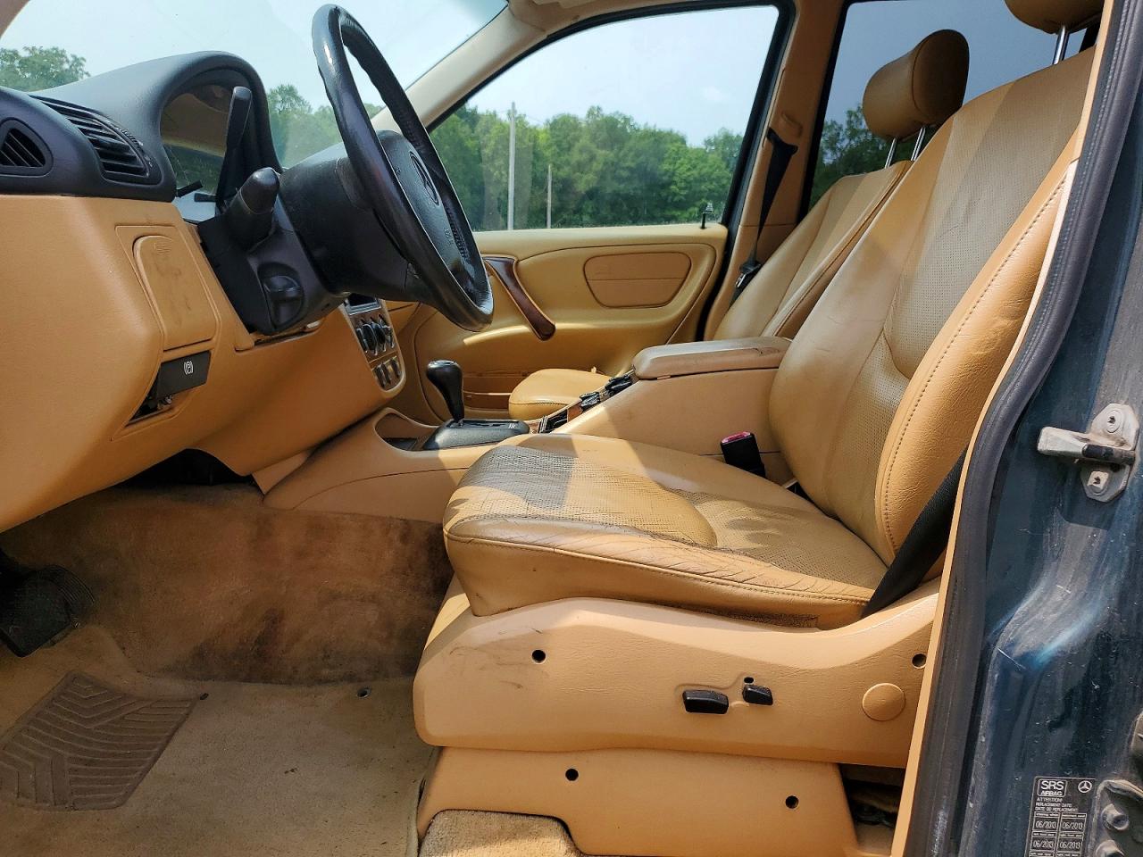 1998 Mercedes-benz Ml 320 Green vin: 4JGAB54E1WA049854
