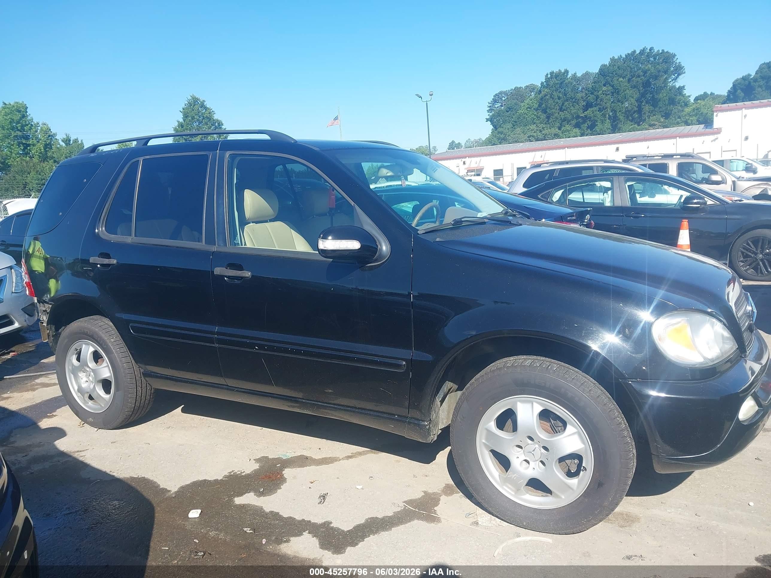 2002 Mercedes-benz Ml 320   Black vin: 4JGAB54E22A316414