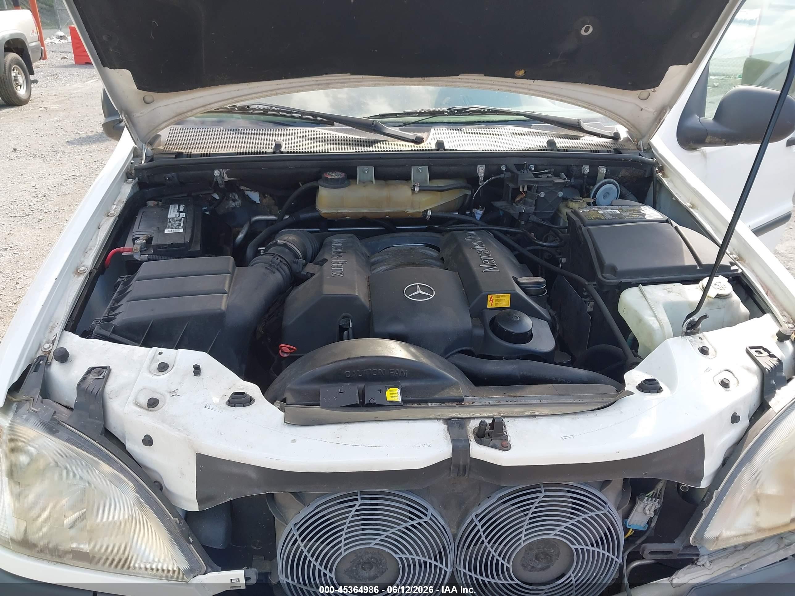 1999 Mercedes-benz Ml 320   Белый vin: 4JGAB54E3XA127150