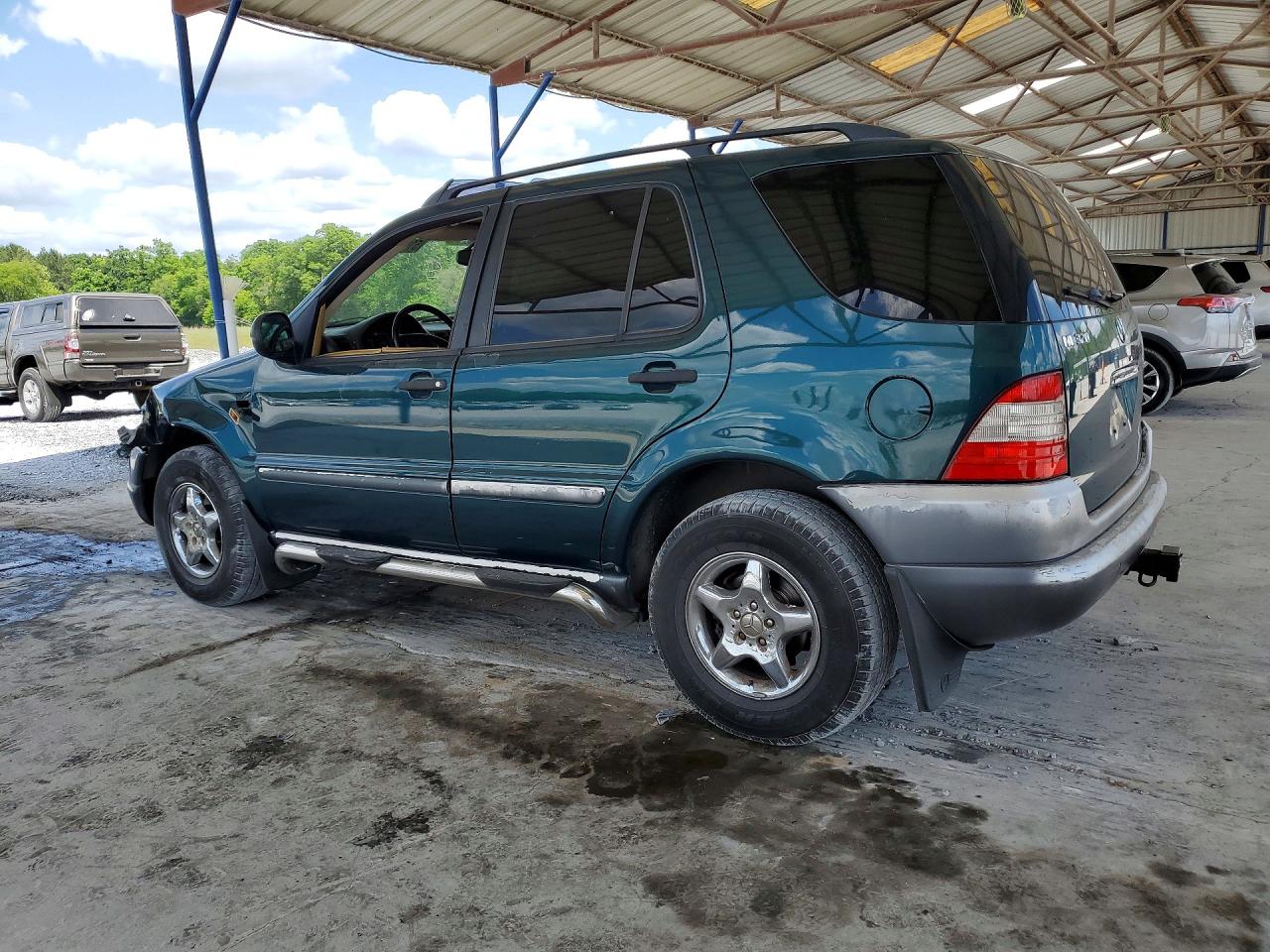 1999 Mercedes-benz Ml 320 Green vin: 4JGAB54E4XA100703
