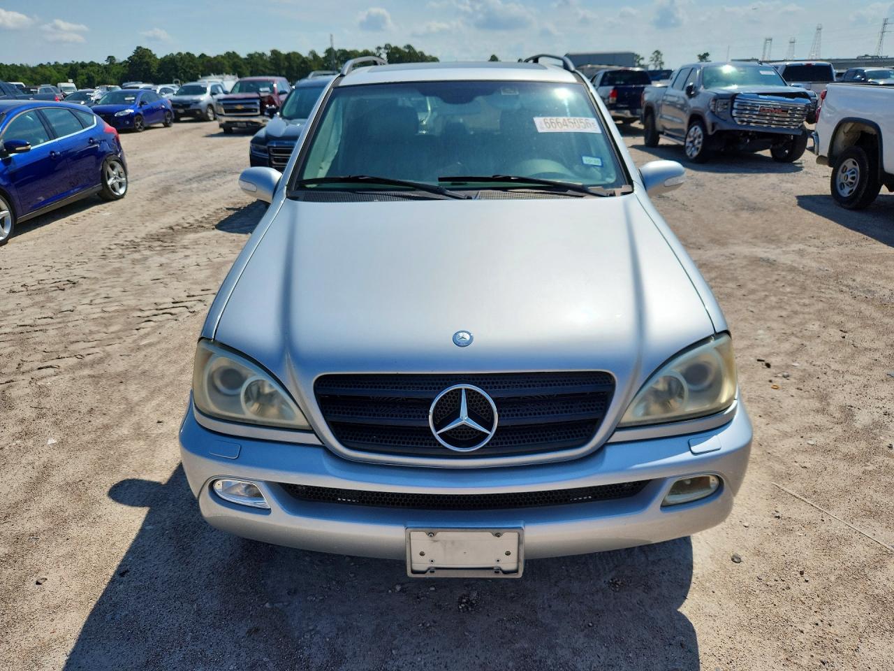 2002 Mercedes-benz M-class Ml320 Silver vin: 4JGAB54E52A292674