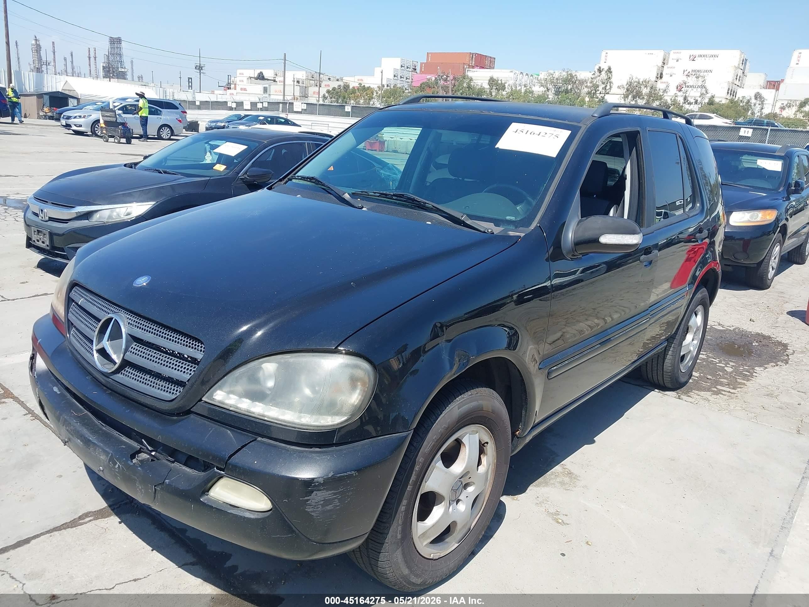 2002 Mercedes-benz Ml 320   Черный vin: 4JGAB54E52A361606