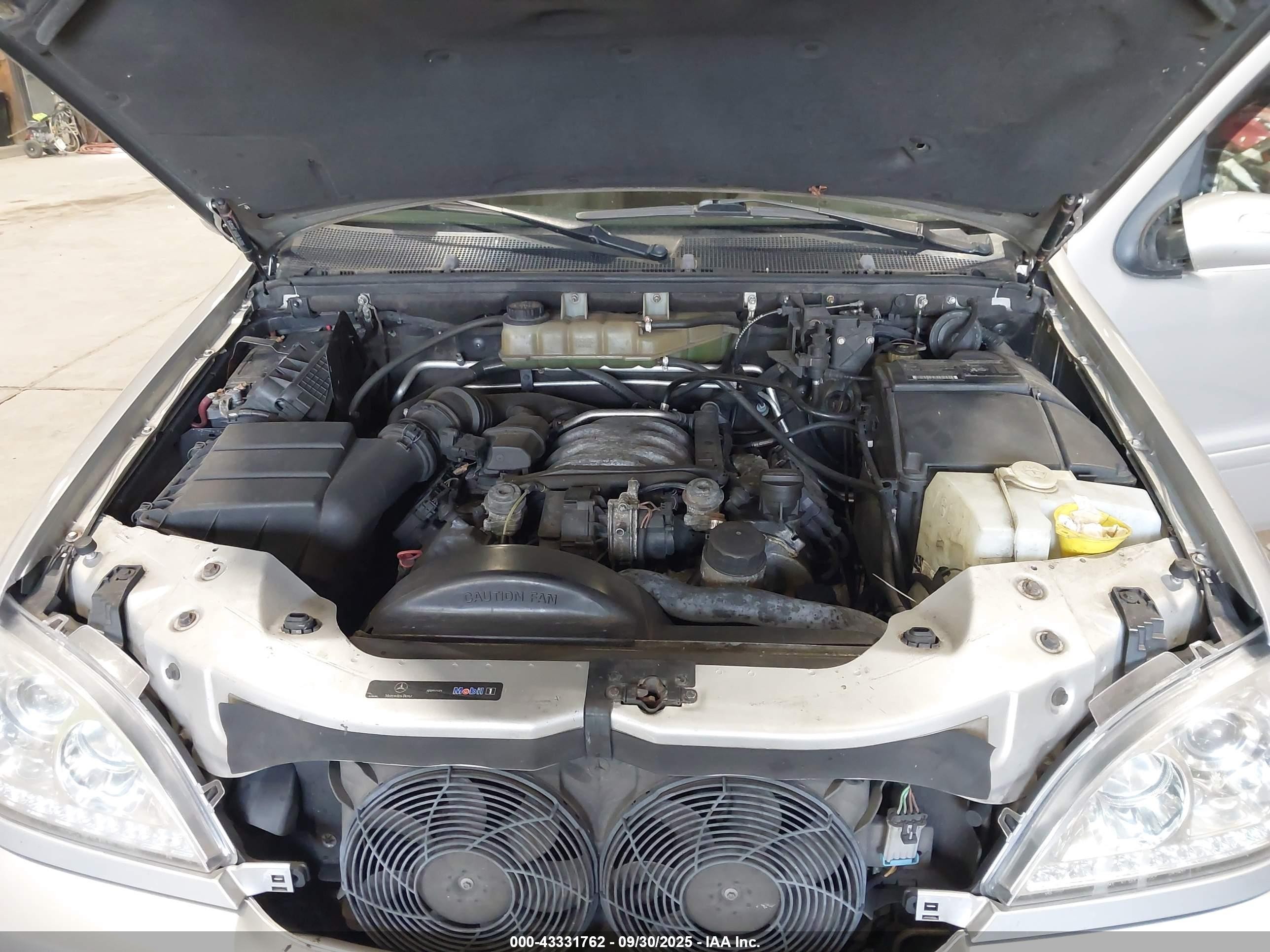 2002 Mercedes-benz Ml 320 Silver vin: 4JGAB54E52A368930