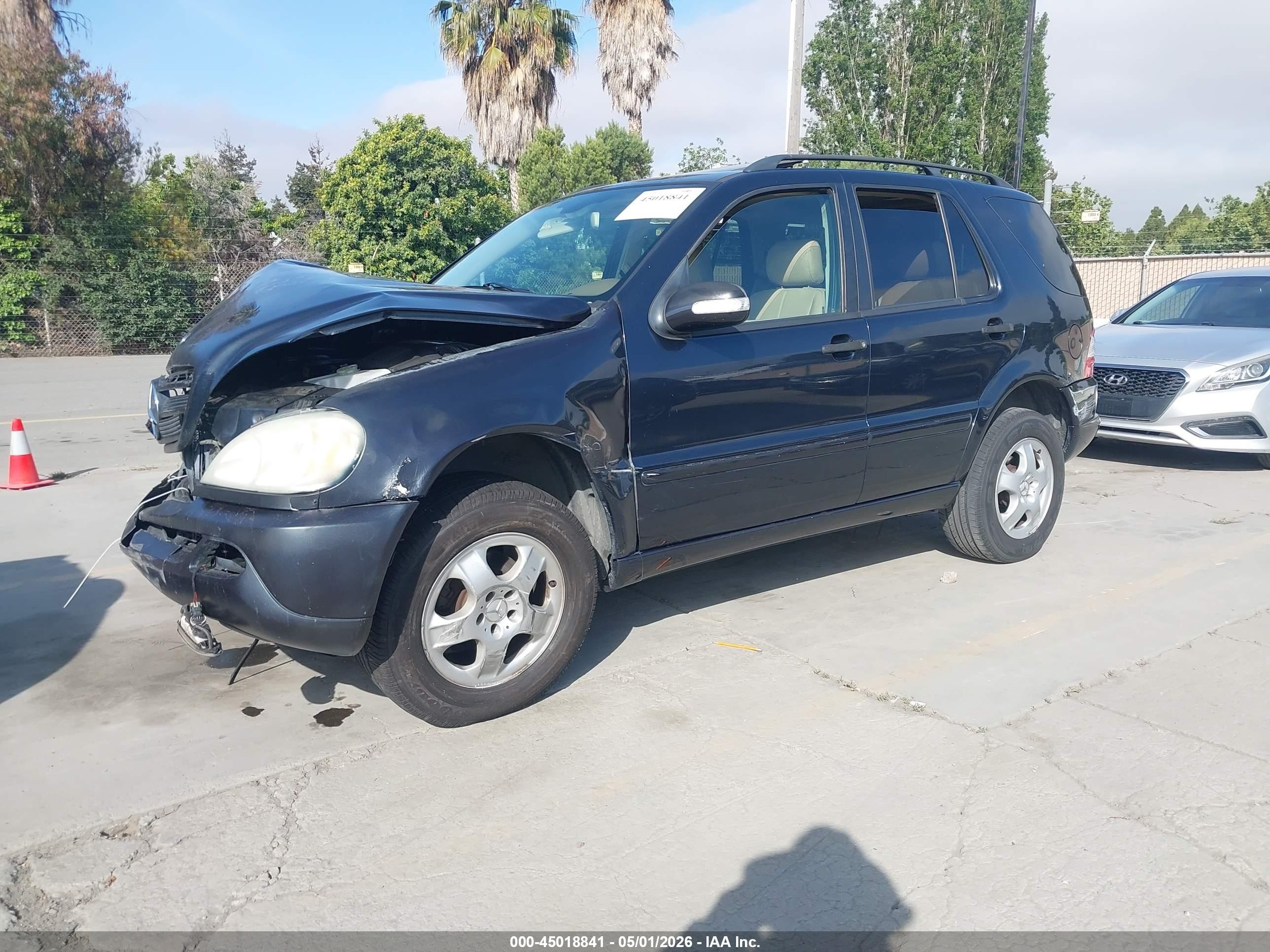 2003 Mercedes-benz Ml 320 Blue vin: 4JGAB54E53A372462