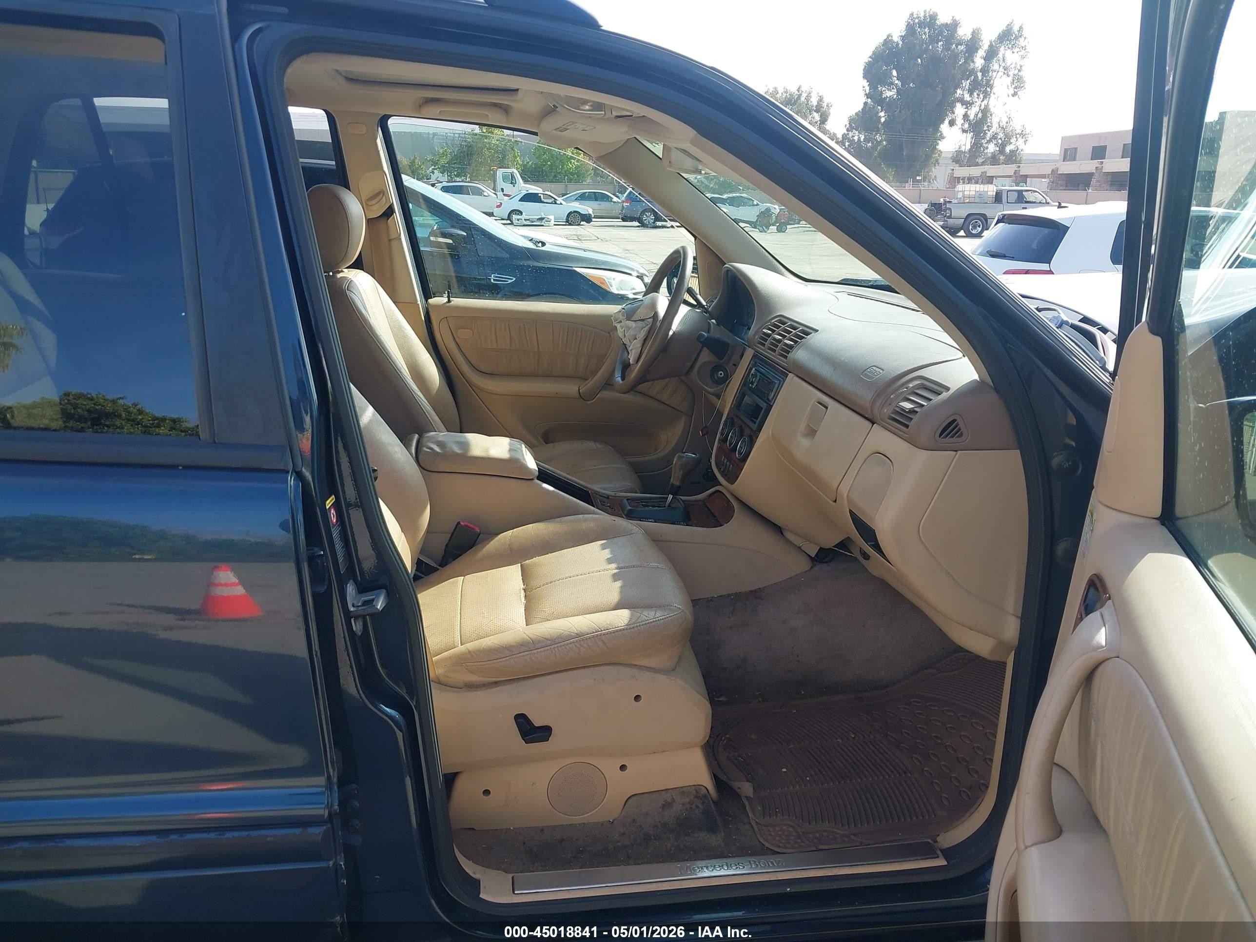 2003 Mercedes-benz Ml 320 Blue vin: 4JGAB54E53A372462