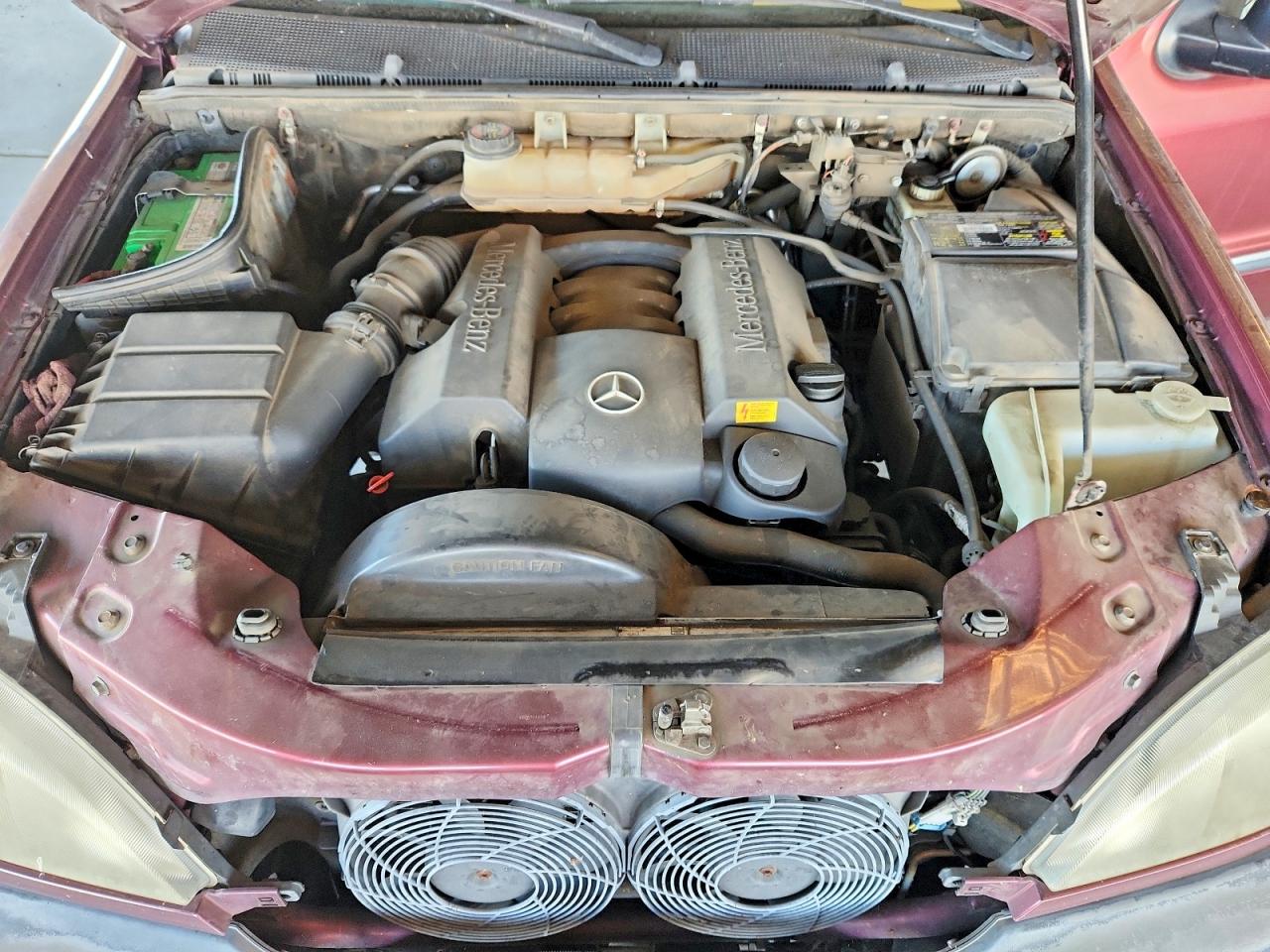 1998 Mercedes-benz Ml 320 Burgundy vin: 4JGAB54E5WA031406