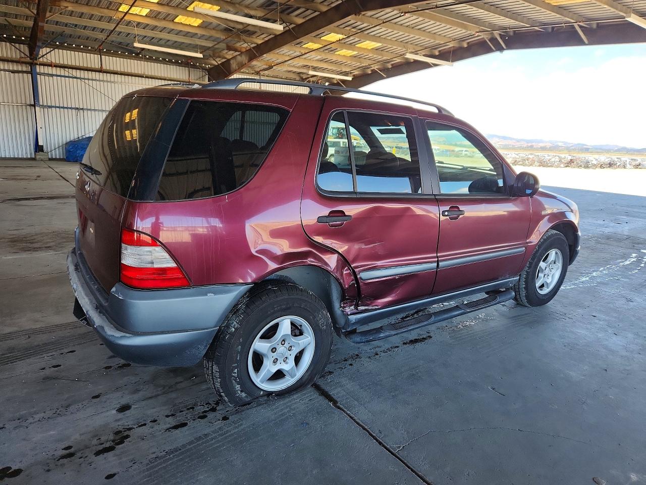 1998 Mercedes-benz Ml 320 Burgundy vin: 4JGAB54E5WA031406