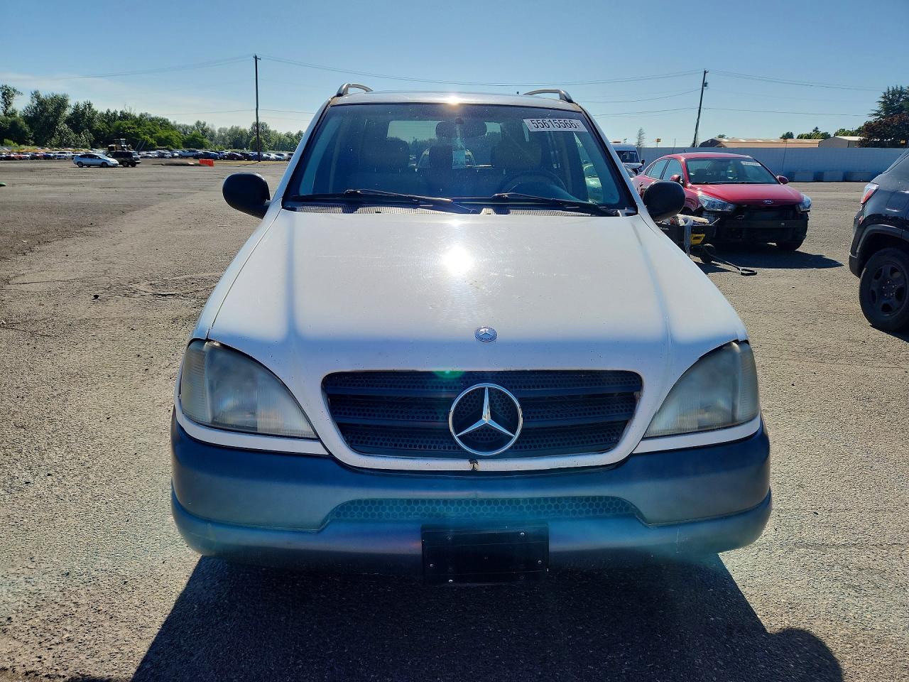 1999 Mercedes-benz Ml 320 White vin: 4JGAB54E5XA080557