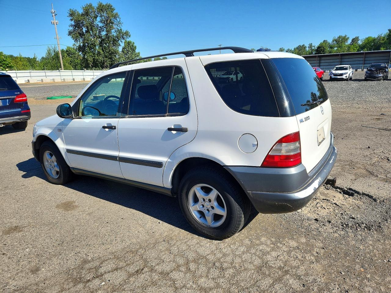 1999 Mercedes-benz Ml 320 White vin: 4JGAB54E5XA080557