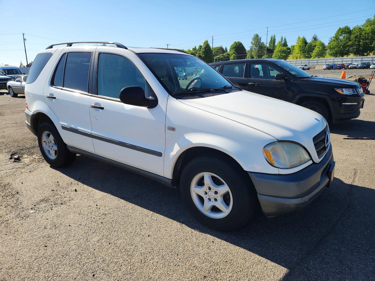 1999 Mercedes-benz Ml 320 White vin: 4JGAB54E5XA080557
