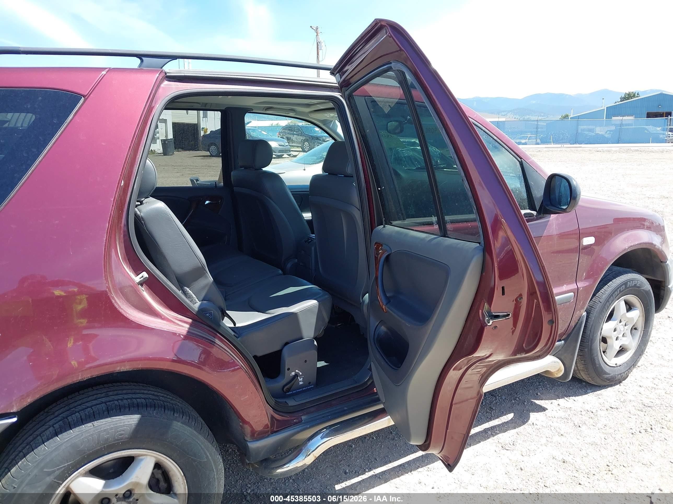 1999 Mercedes-benz Ml 320 Maroon vin: 4JGAB54E5XA098718