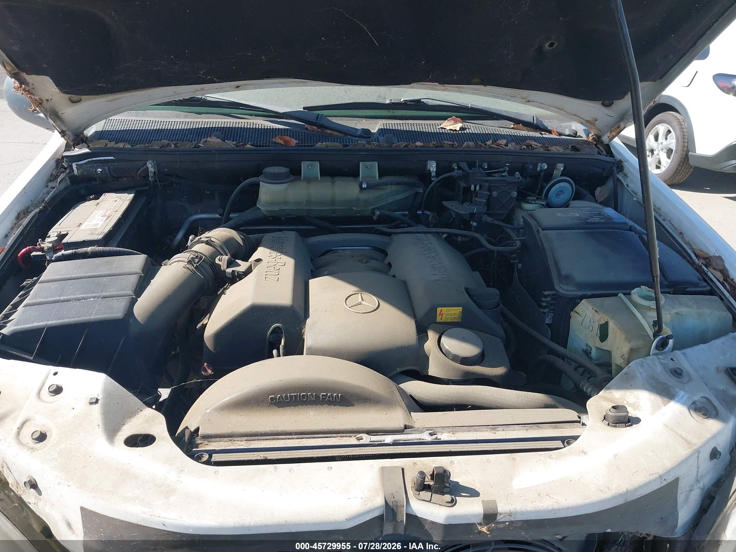 1999 Mercedes-benz Ml 320   White vin: 4JGAB54E5XA143785