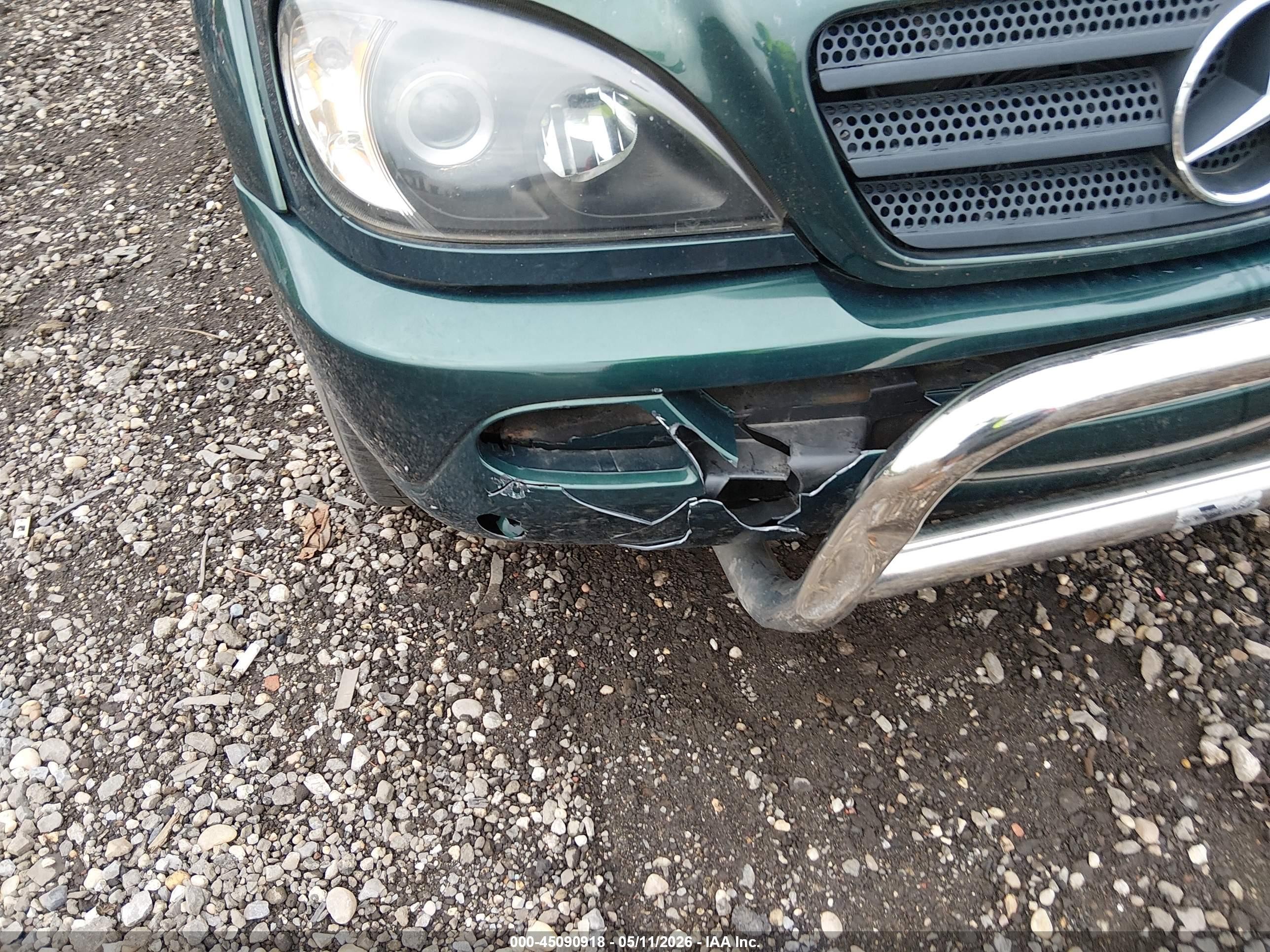 2000 Mercedes-benz Ml 320   Green vin: 4JGAB54E5YA166842