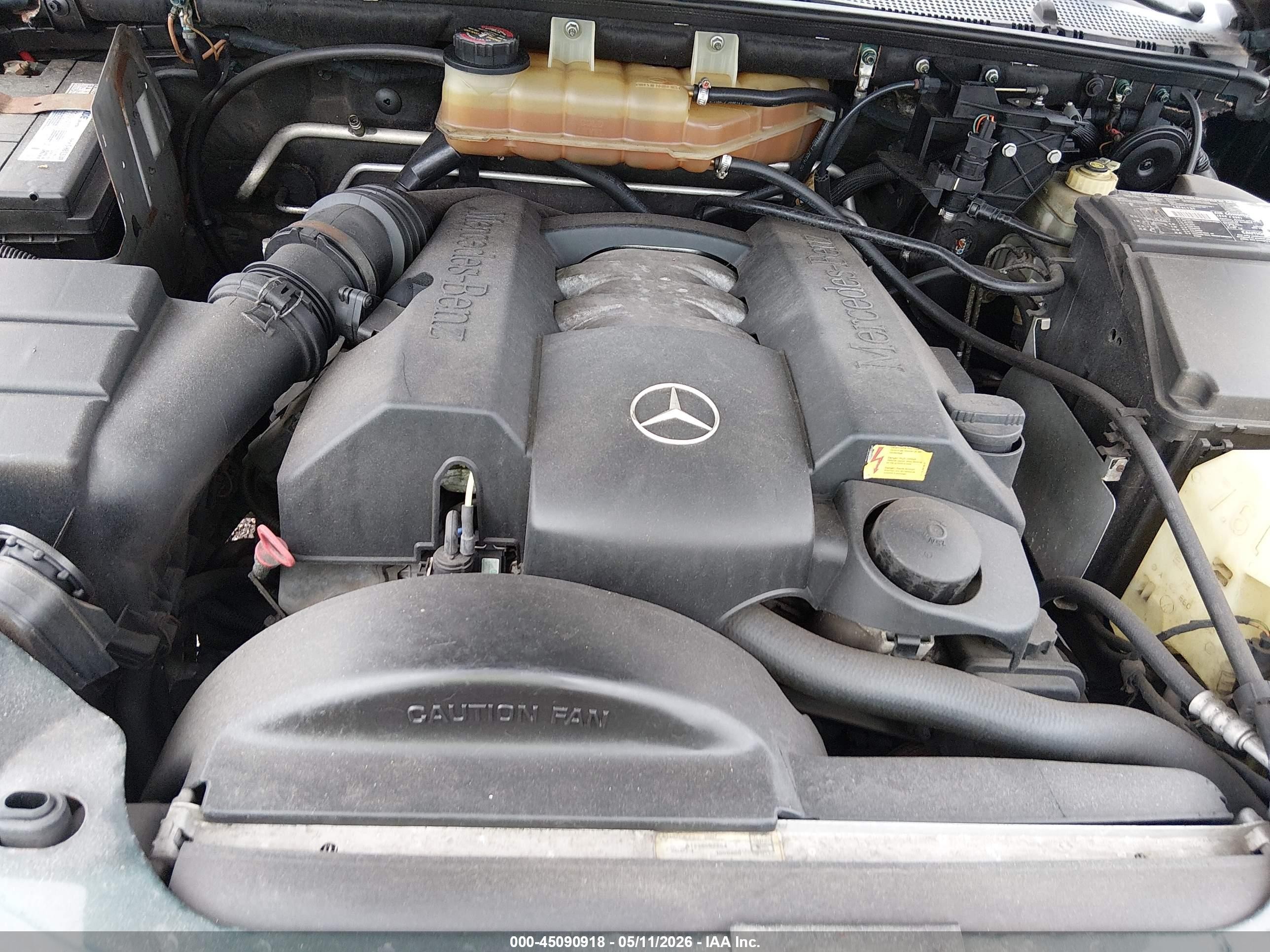 2000 Mercedes-benz Ml 320   Green vin: 4JGAB54E5YA166842