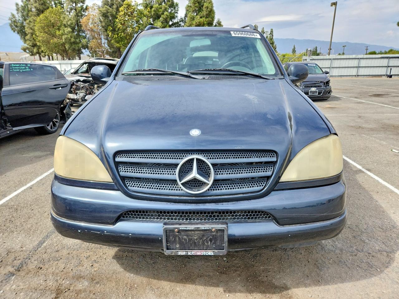 2000 Mercedes-benz Ml 320 Blue vin: 4JGAB54E5YA195953
