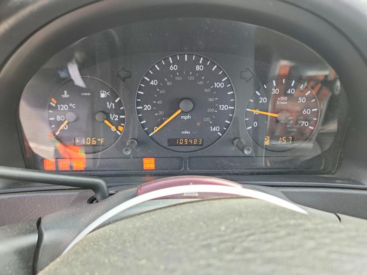2000 Mercedes-benz Ml 320 Blue vin: 4JGAB54E5YA195953