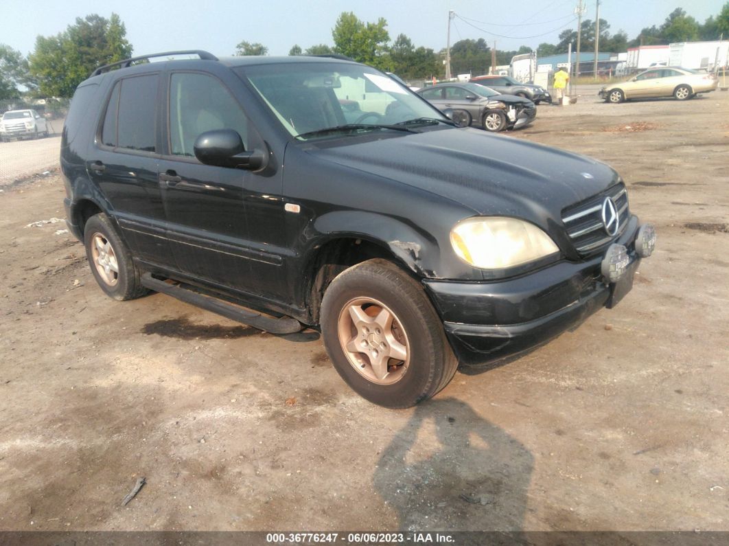 2000 Mercedes-benz Ml 320 Blue vin: 4JGAB54E6YA194598