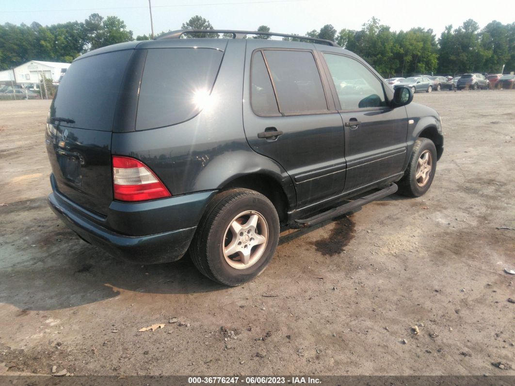 2000 Mercedes-benz Ml 320 Blue vin: 4JGAB54E6YA194598