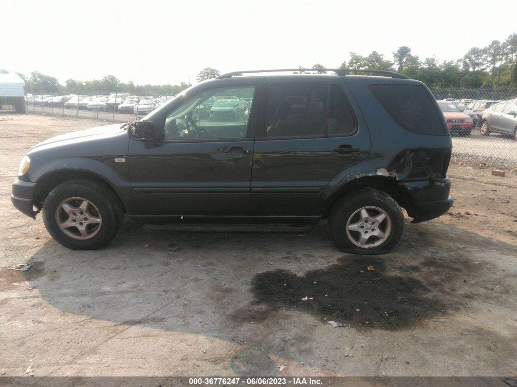 2000 Mercedes-benz Ml 320 Blue vin: 4JGAB54E6YA194598