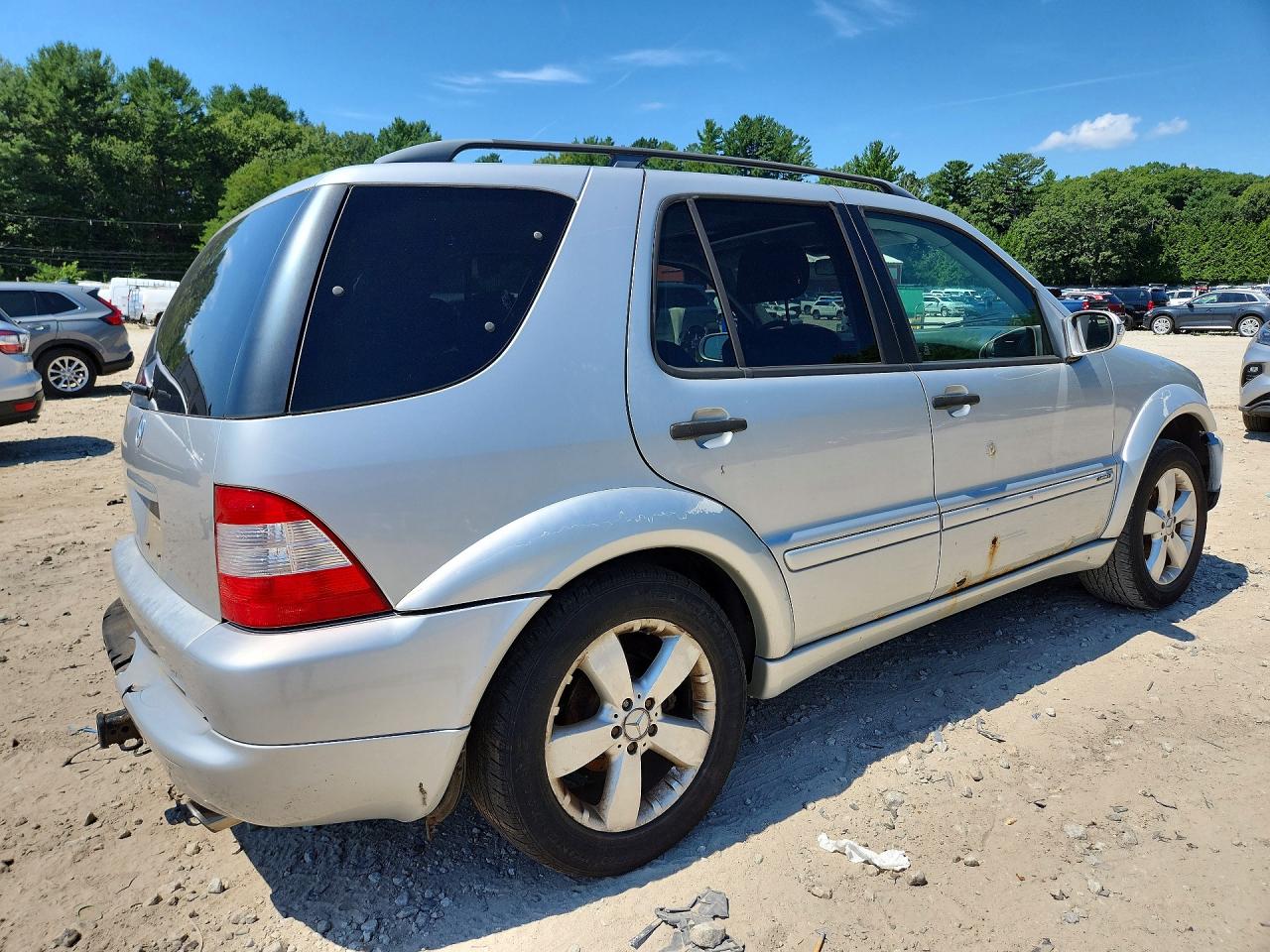 2002 Mercedes-benz Ml 320 Silver vin: 4JGAB54E72A343382
