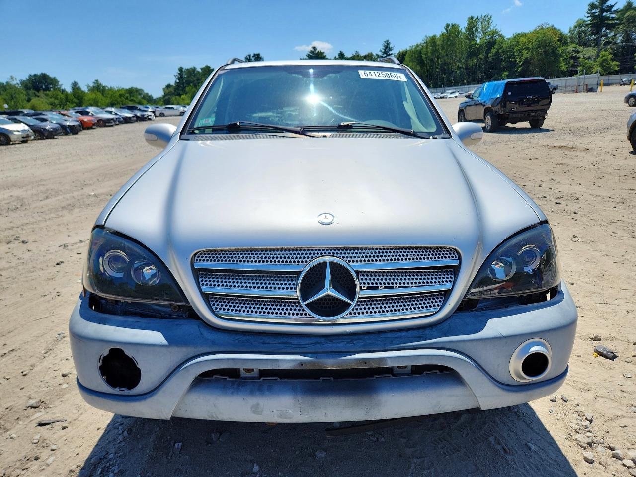 2002 Mercedes-benz Ml 320 Silver vin: 4JGAB54E72A343382