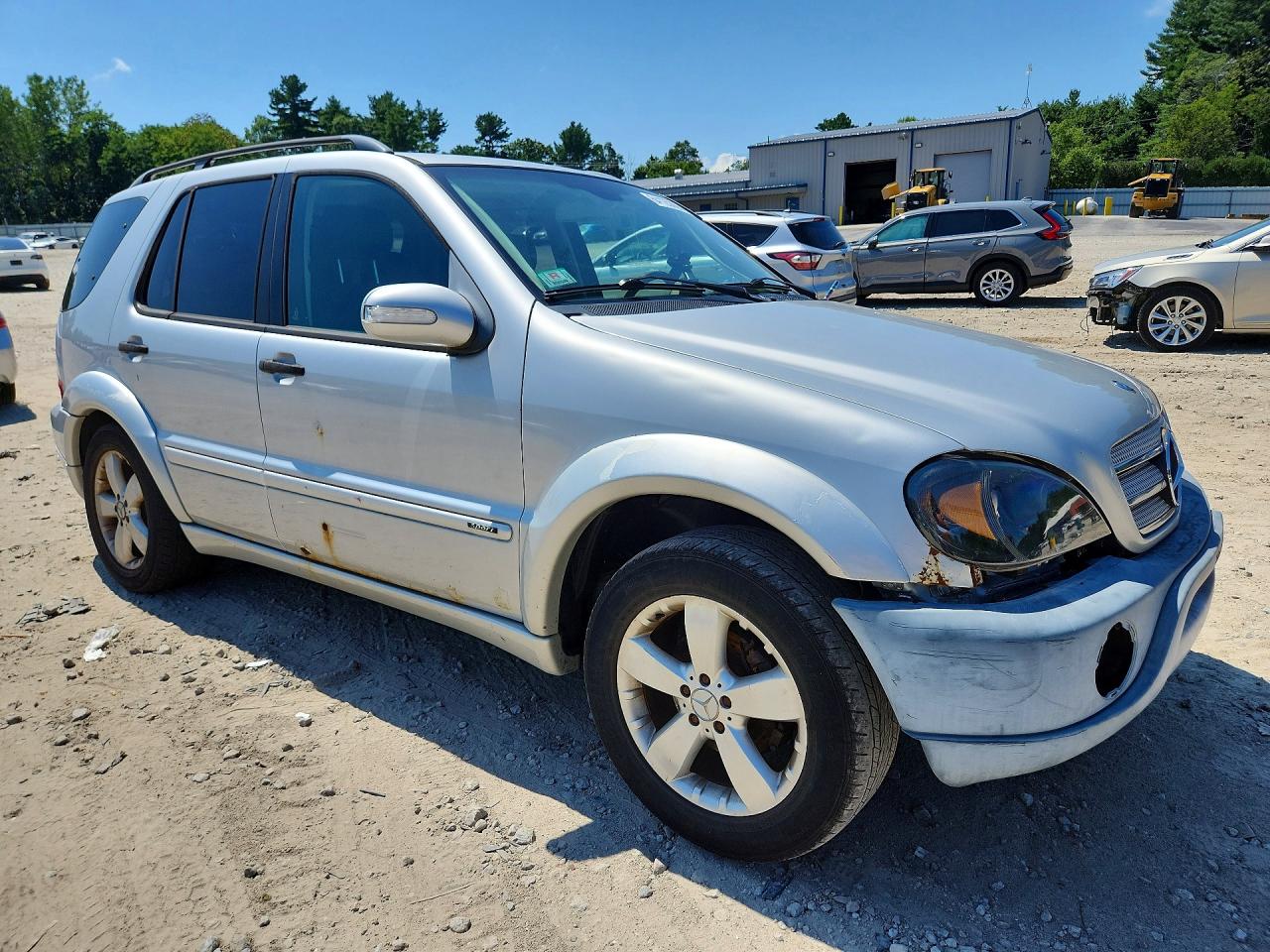 2002 Mercedes-benz Ml 320 Silver vin: 4JGAB54E72A343382