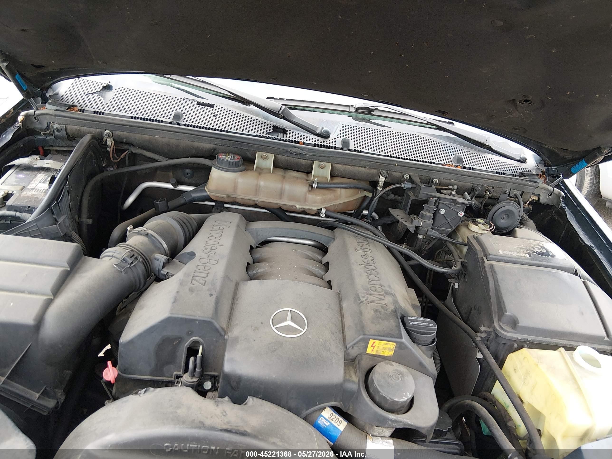 2002 Mercedes-benz Ml 320   Black vin: 4JGAB54E72A348971