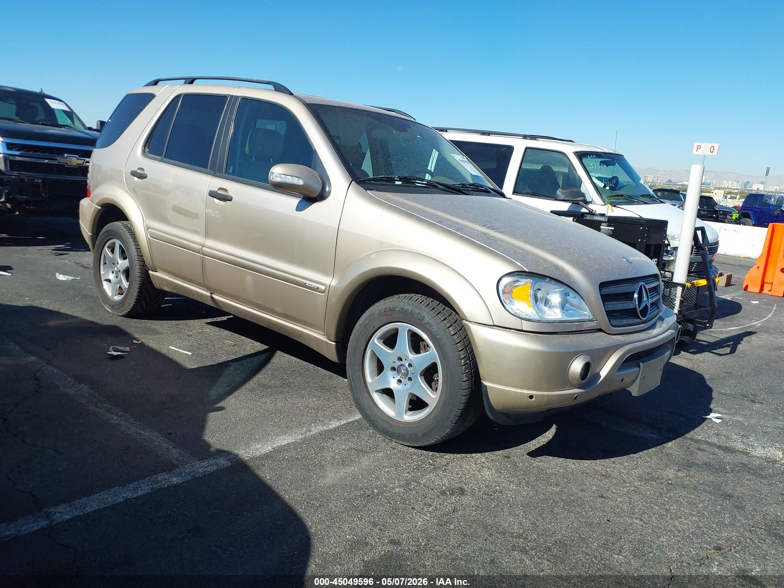 2003 Mercedes-benz Ml 320   Champagne vin: 4JGAB54E73A381891