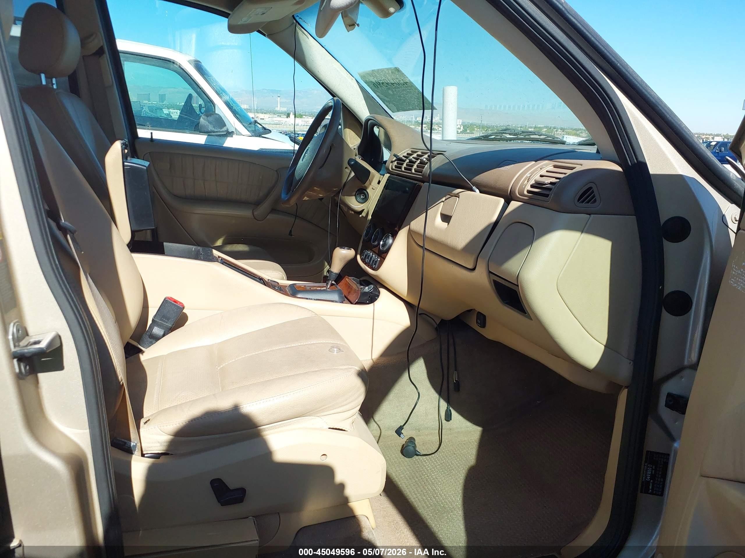 2003 Mercedes-benz Ml 320   Champagne vin: 4JGAB54E73A381891