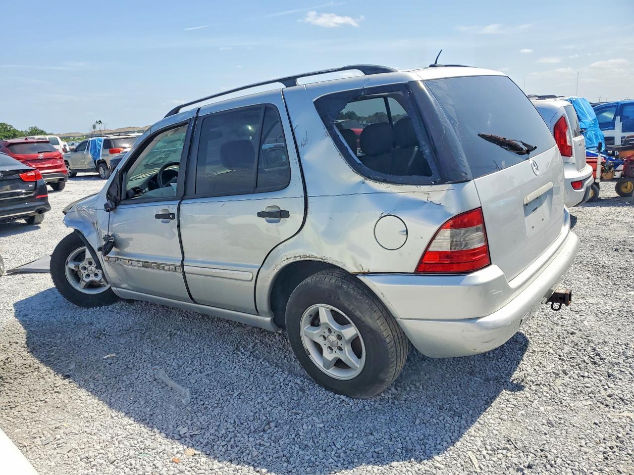 2001 Mercedes-benz Ml 320 Silver vin: 4JGAB54E81A260817