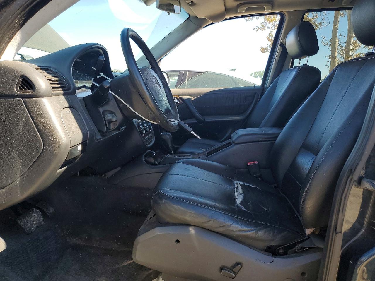 2002 Mercedes-benz Ml 320 Black vin: 4JGAB54E82A307930