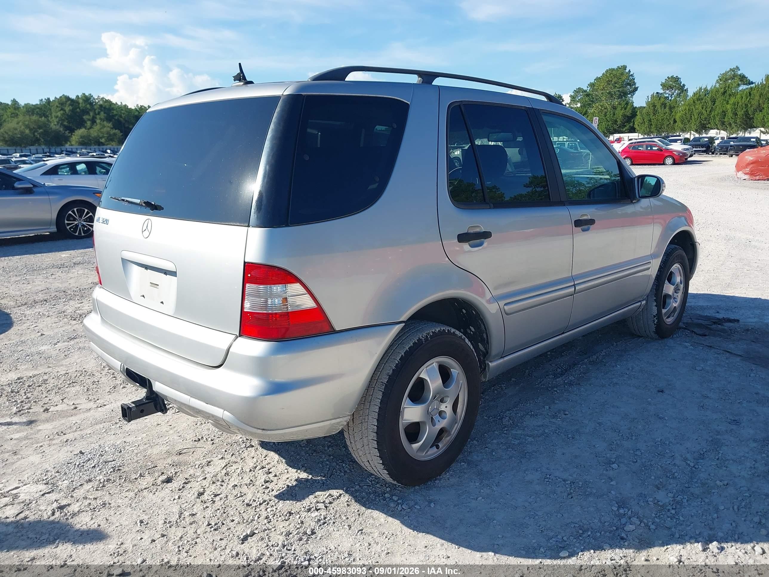 2003 Mercedes-benz Ml 320 Silver vin: 4JGAB54E83A388767