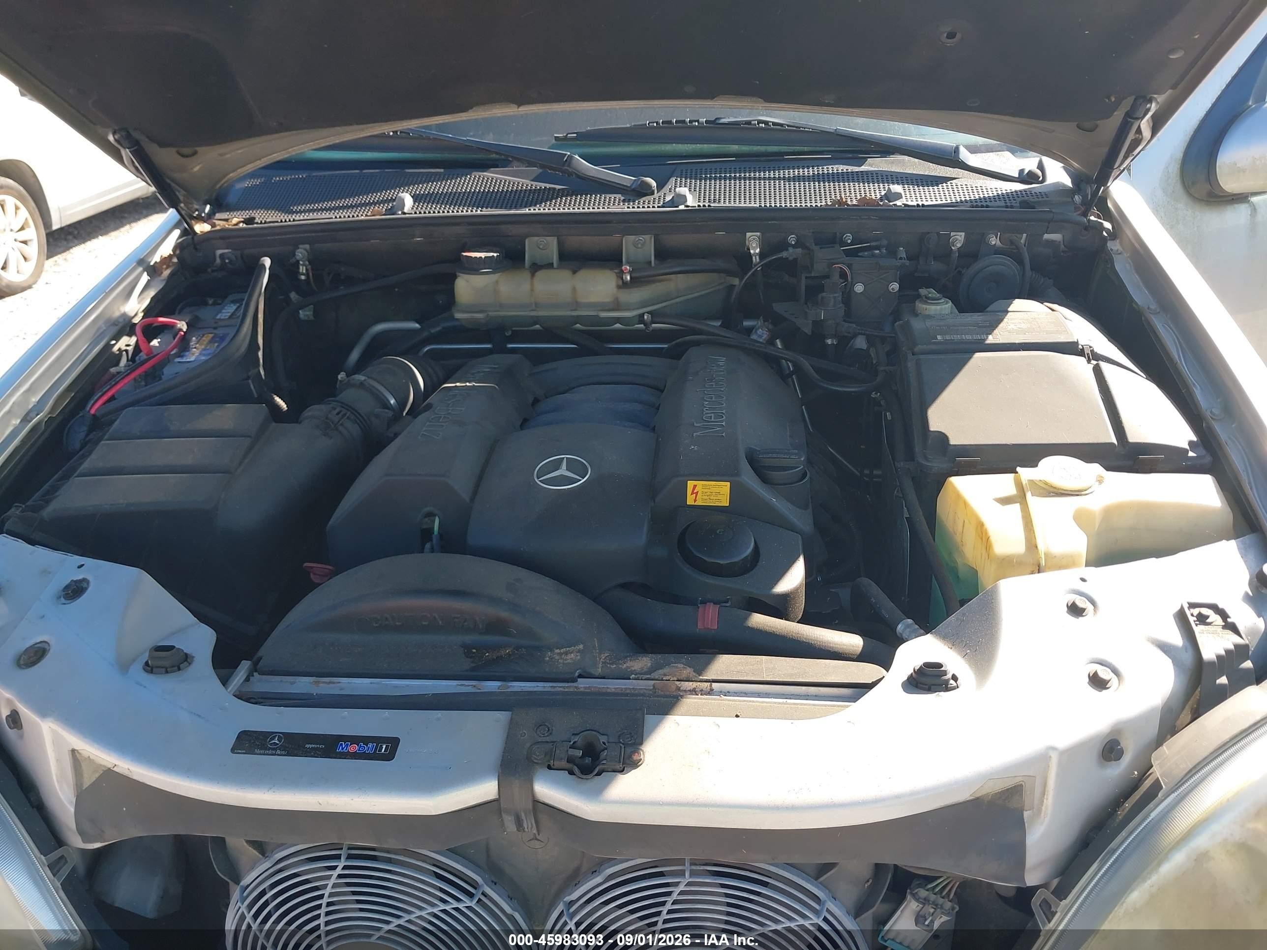 2003 Mercedes-benz Ml 320 Silver vin: 4JGAB54E83A388767
