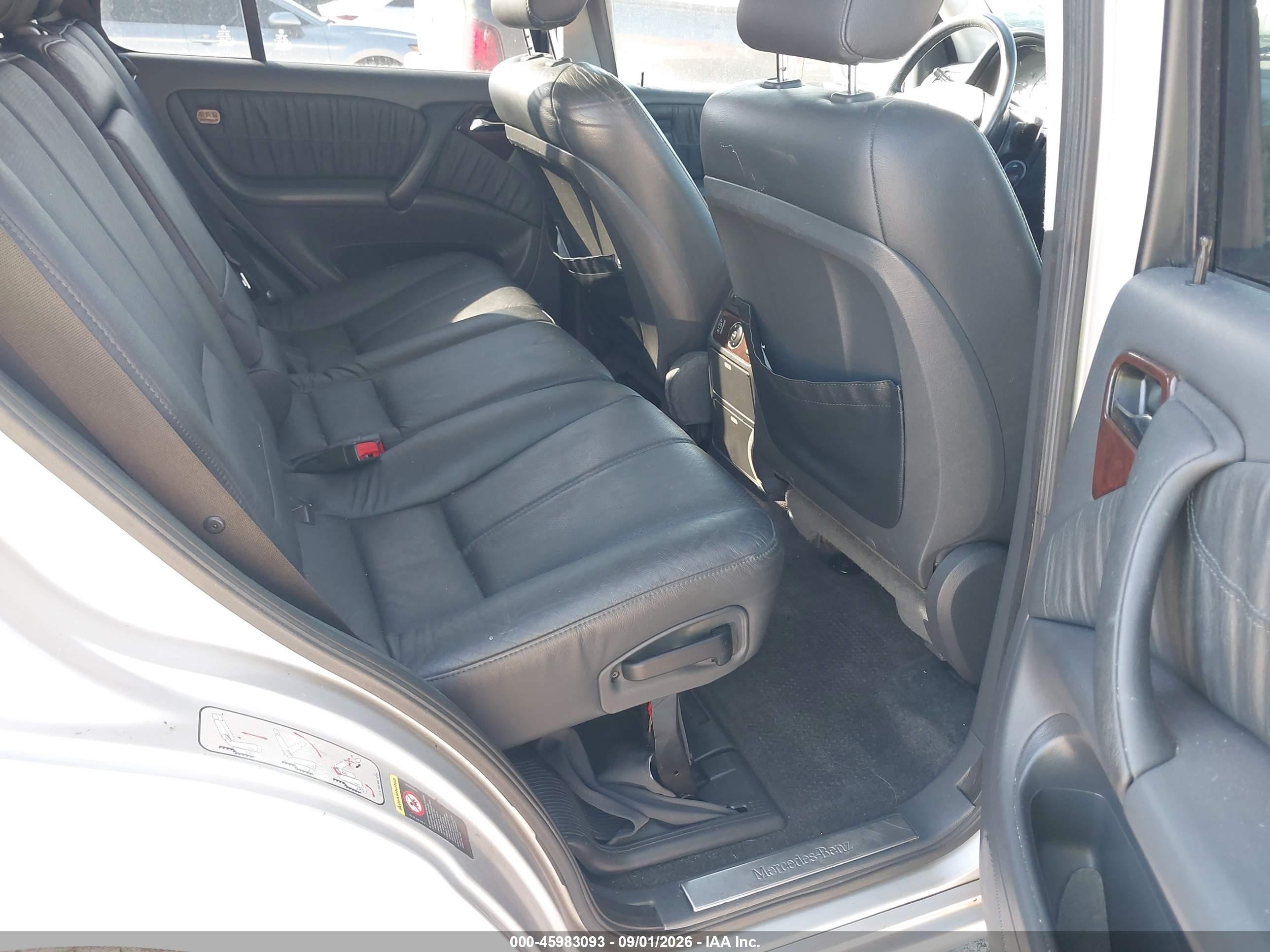 2003 Mercedes-benz Ml 320 Silver vin: 4JGAB54E83A388767