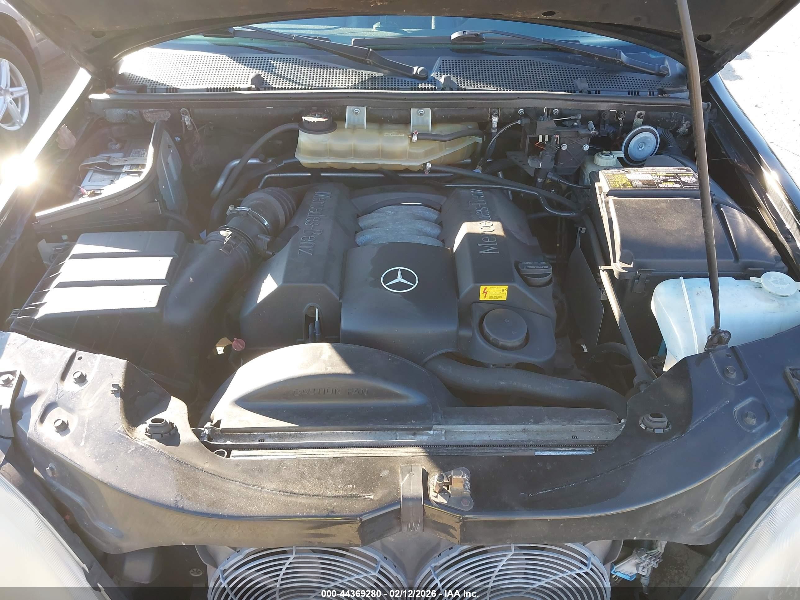 1999 Mercedes-benz Ml 320   Черный vin: 4JGAB54E8XA120503