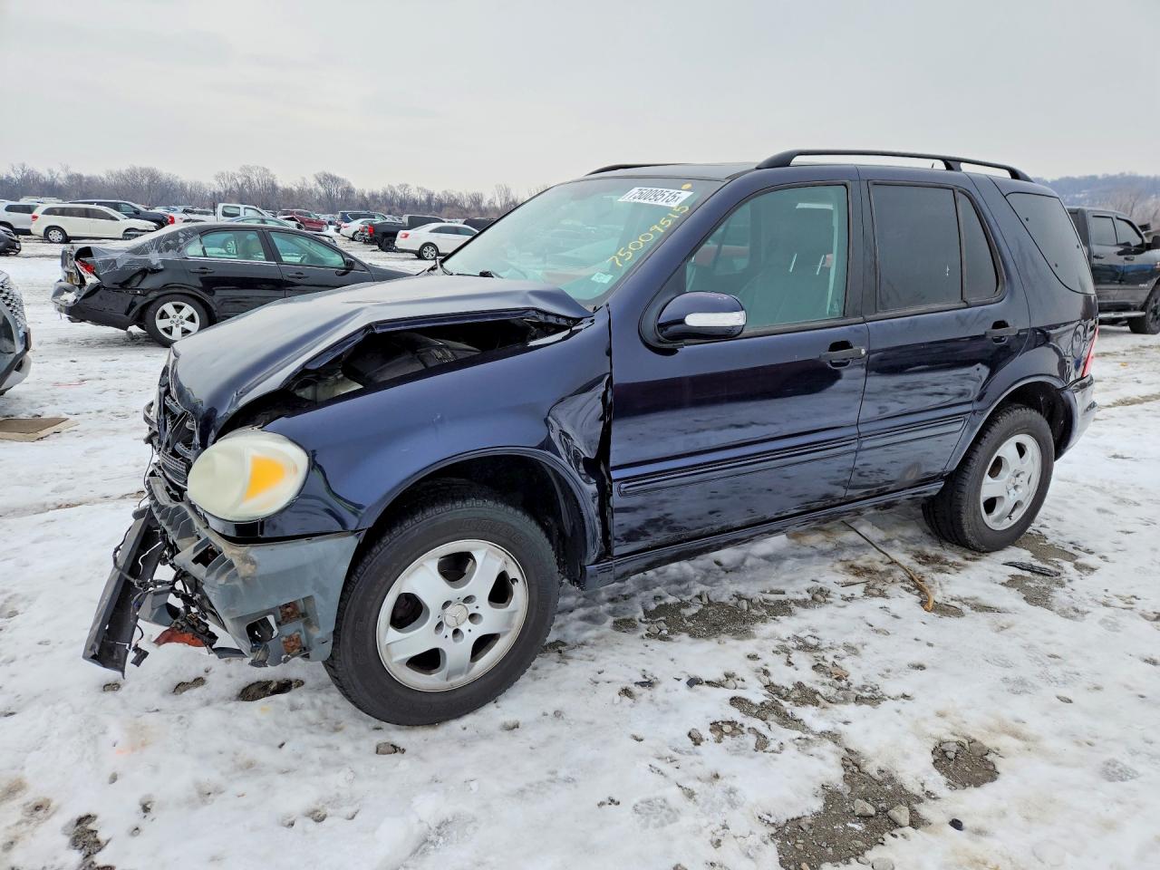 2002 Mercedes-benz Ml 320 Blue vin: 4JGAB54E92A348325