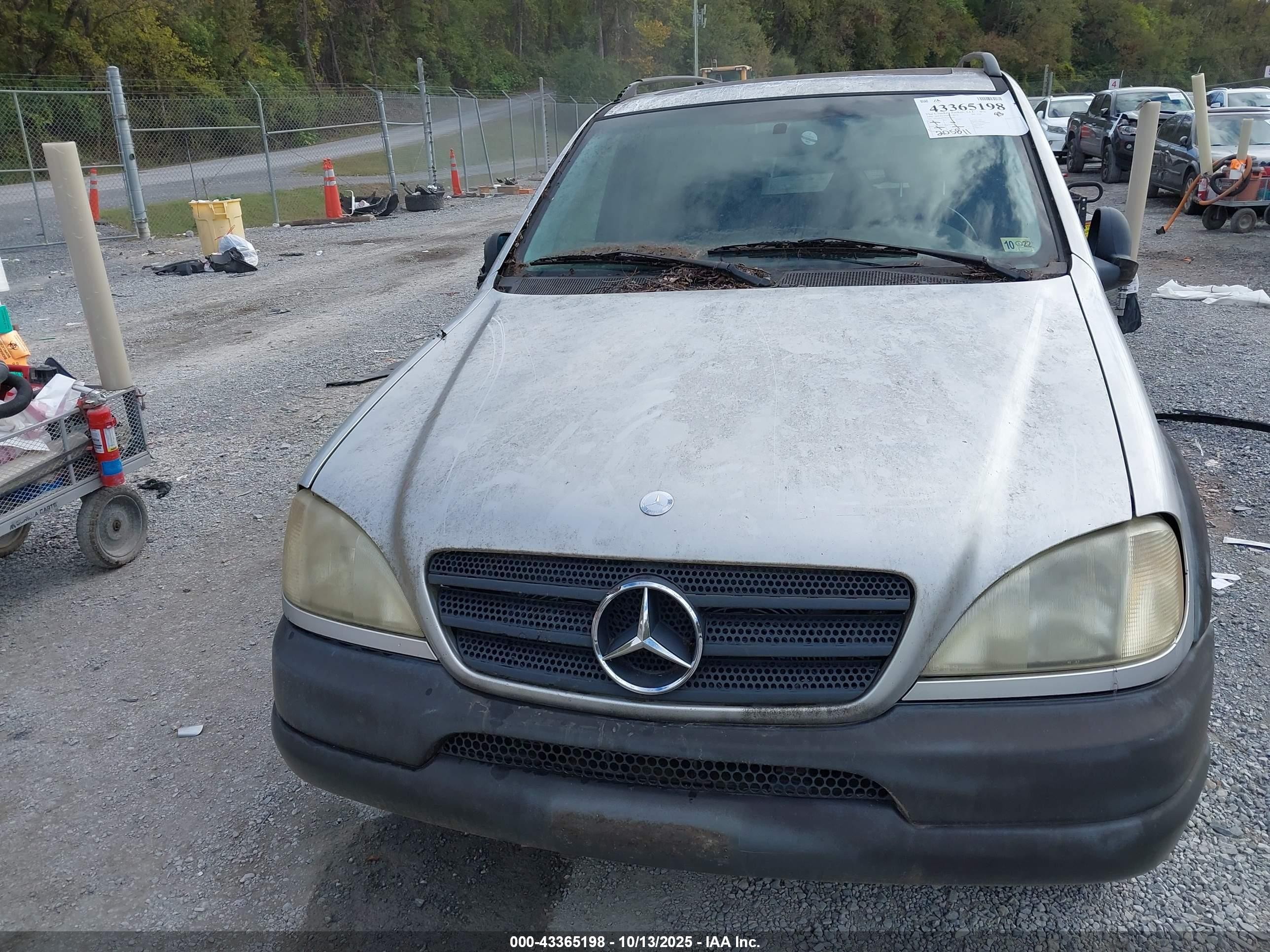1998 Mercedes-benz Ml 320 Classic Серебряный vin: 4JGAB54E9WA044658