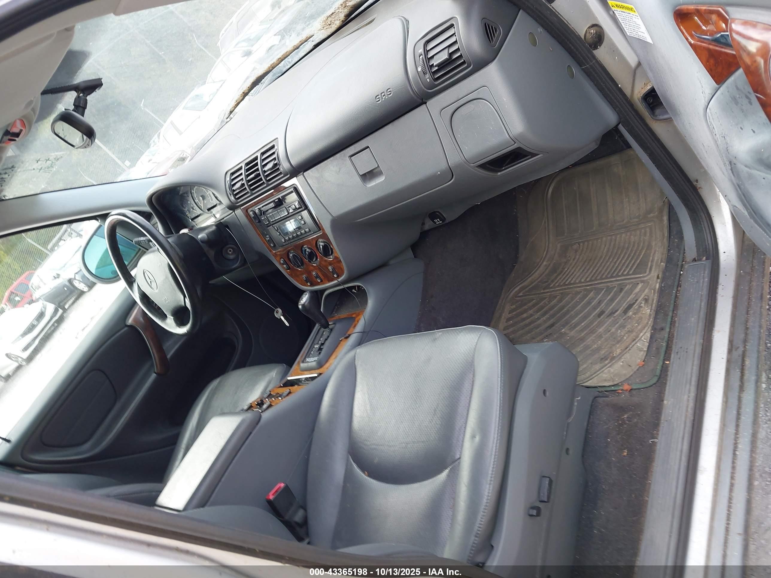 1998 Mercedes-benz Ml 320 Classic Серебряный vin: 4JGAB54E9WA044658