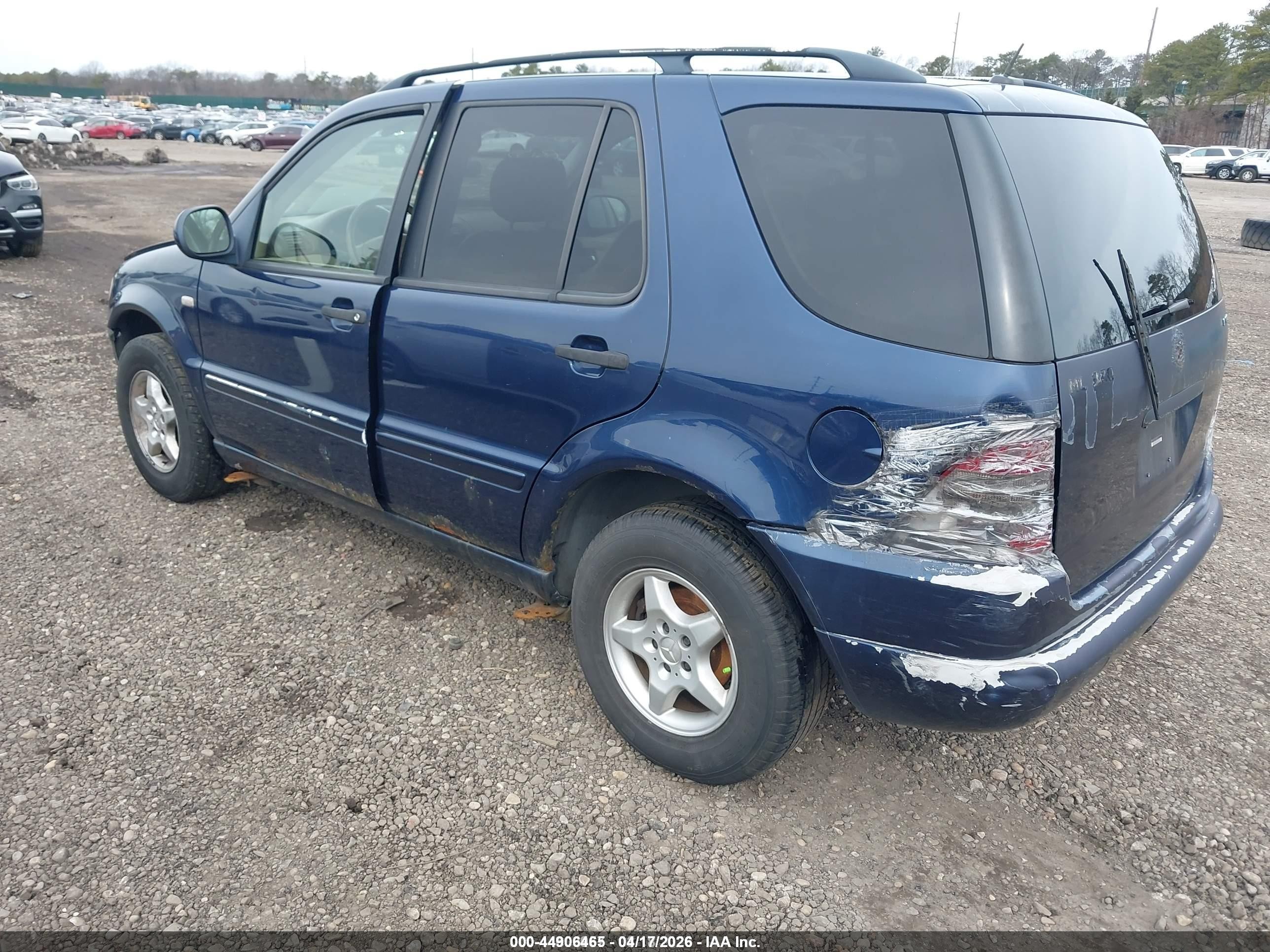 2001 Mercedes-benz Ml 320   Blue vin: 4JGAB54EX1A265470
